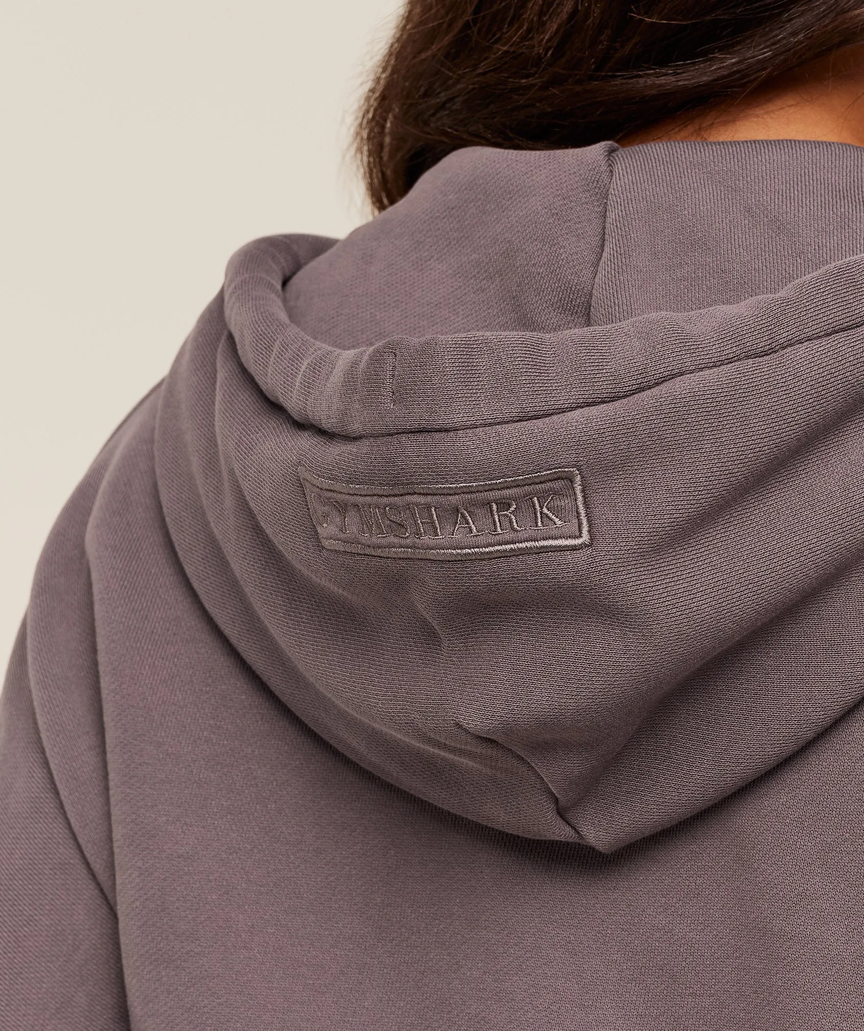 Gymshark Pump Zip Through Hoodie - GS Cool Brown/WASH sold by Gymshark product image thumbnail 5