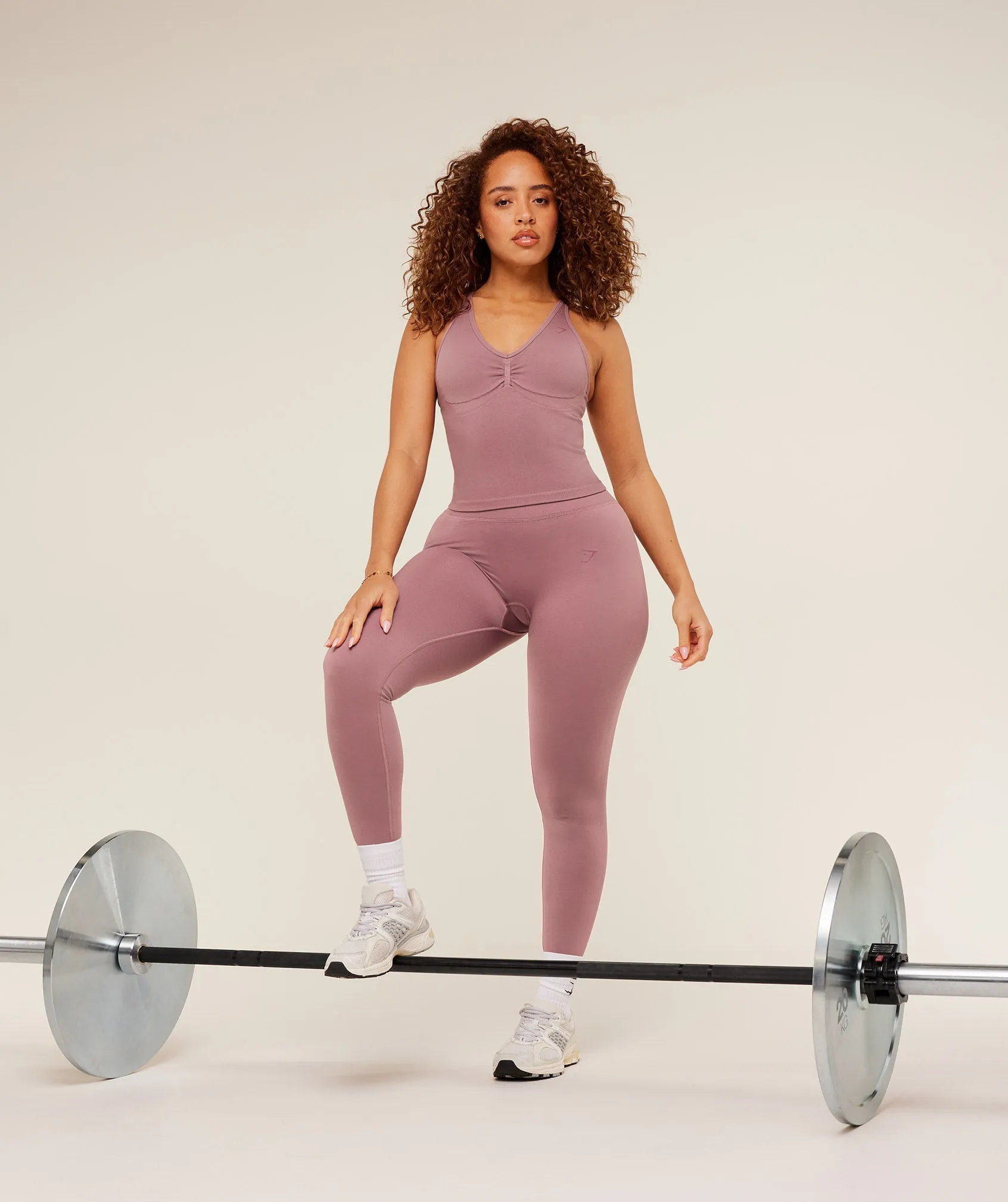 Gymshark Lift Seamless Leggings - Calm Pink sold by Gymshark product image thumbnail 5