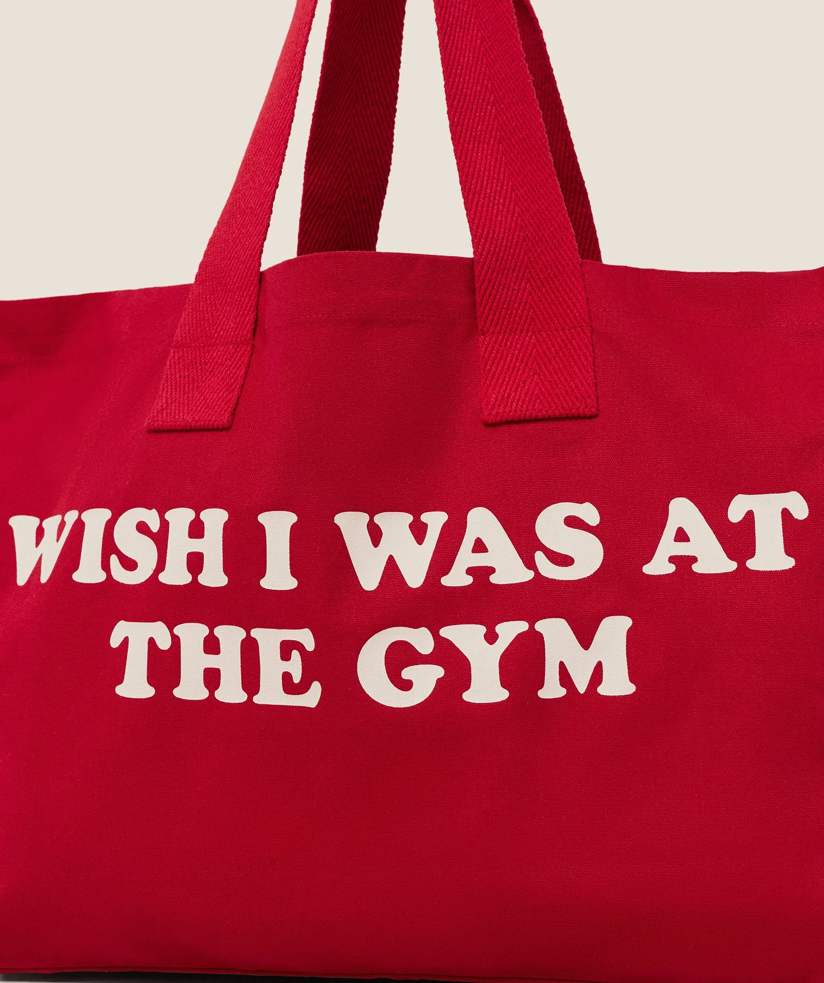 Gymshark Slogan Tote - Carmine Red sold by Gymshark product image thumbnail 3