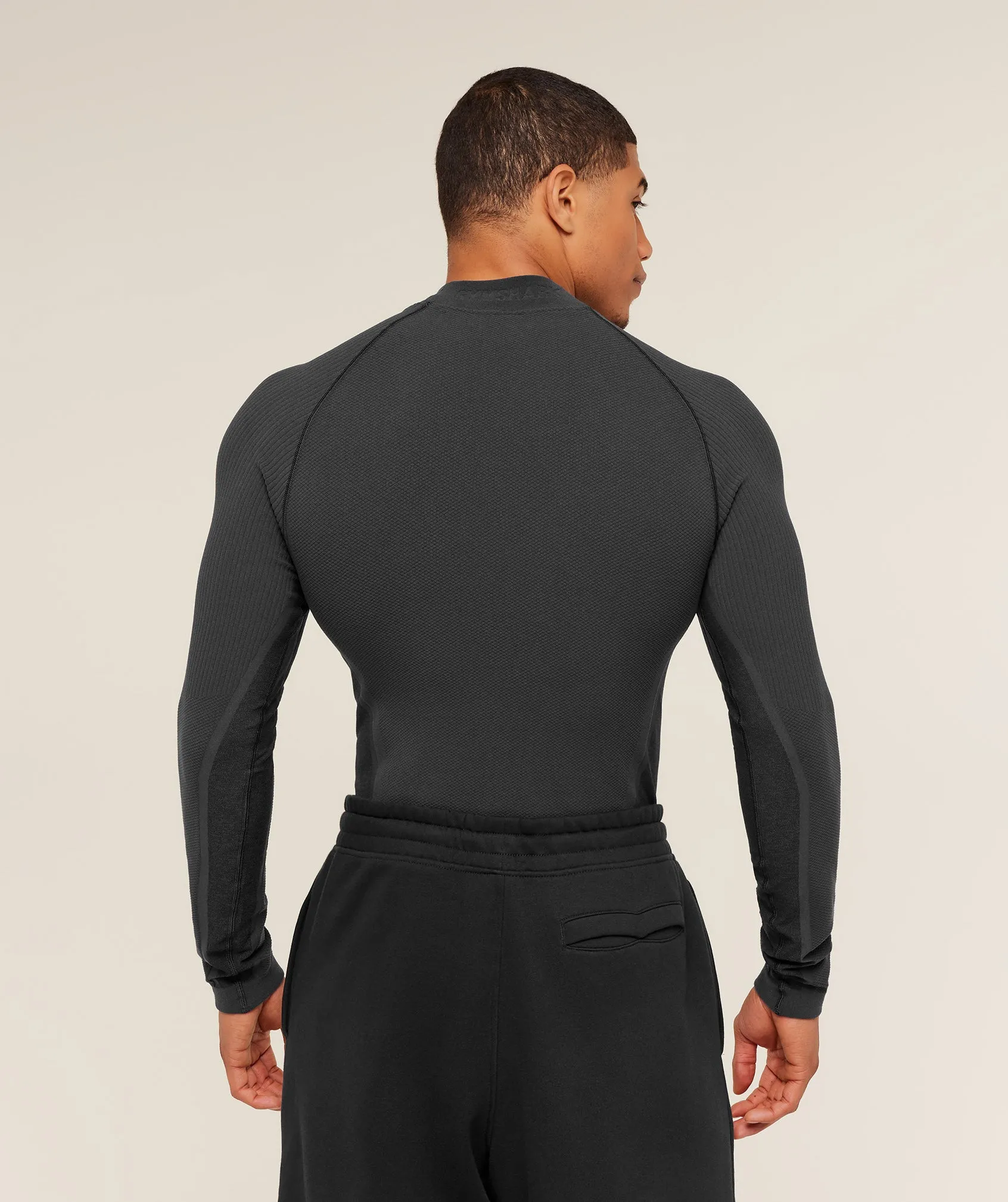 Gymshark Physique Long Sleeve T-Shirt - GS Onyx Grey/GS Black sold by Gymshark product image thumbnail 2