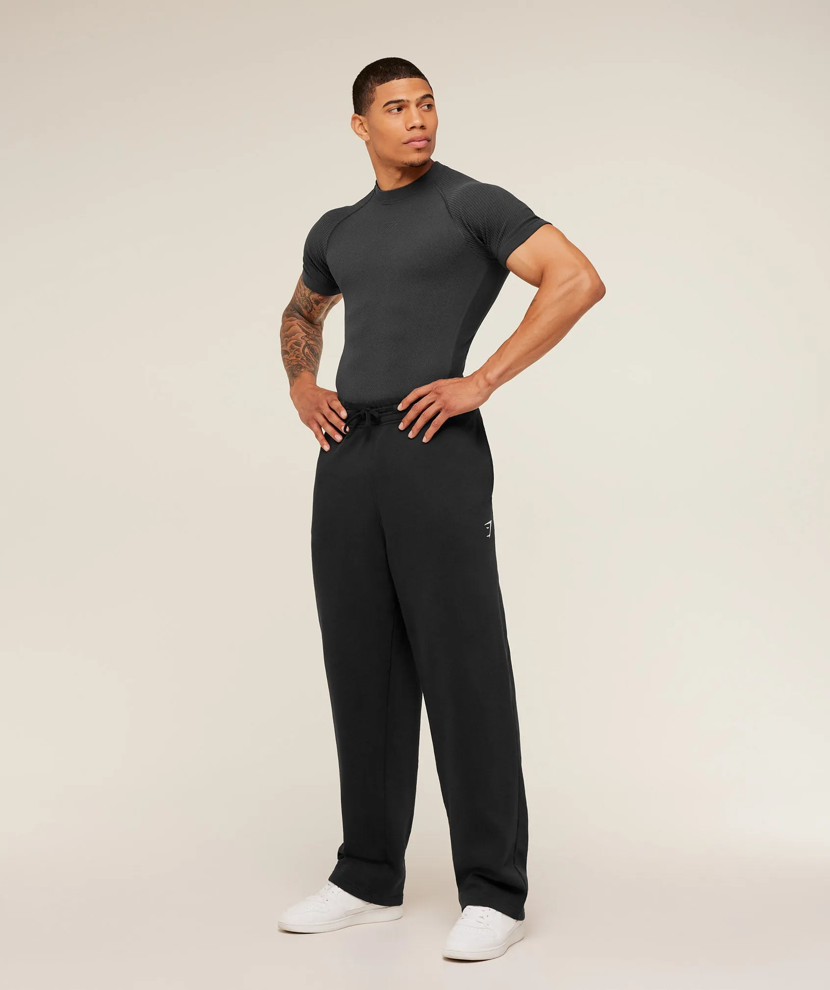 Gymshark Physique T-Shirt - Grey/GS Black sold by Gymshark product image thumbnail 4