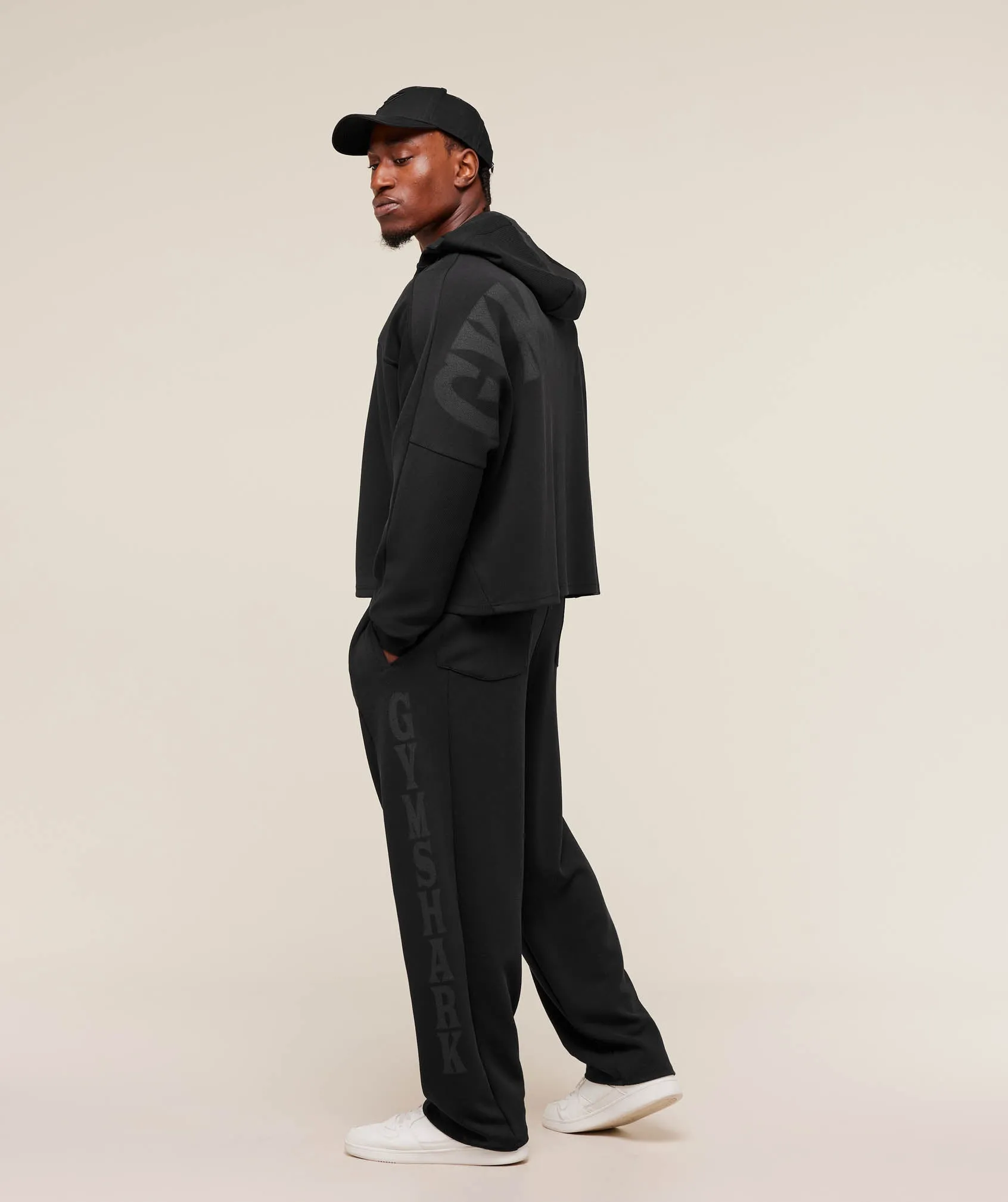 Gymshark Bodybuilding Zip Up Hoodie - GS Black sold by Gymshark product image thumbnail 5