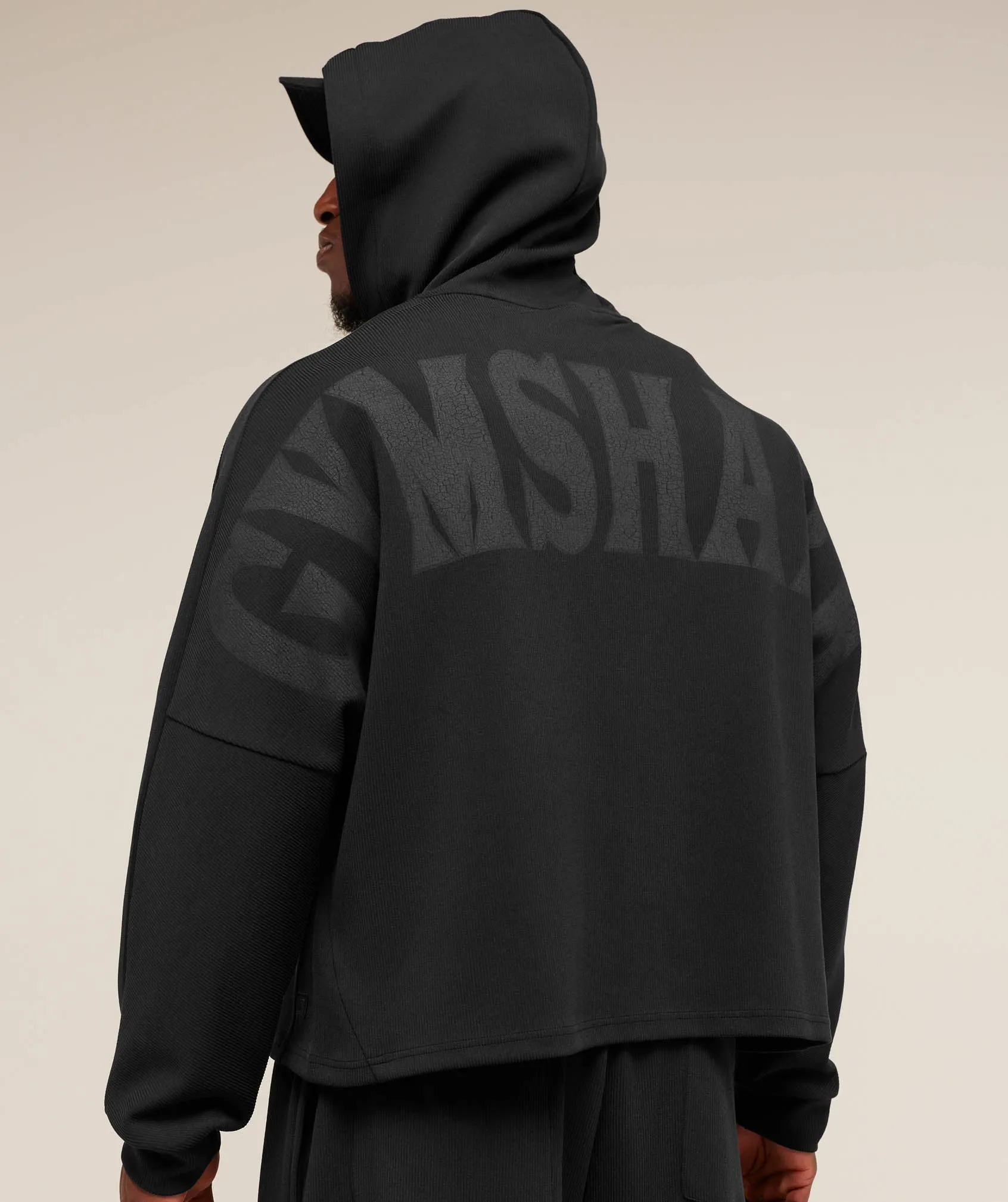 Gymshark Bodybuilding Zip Up Hoodie - GS Black sold by Gymshark product image thumbnail 4