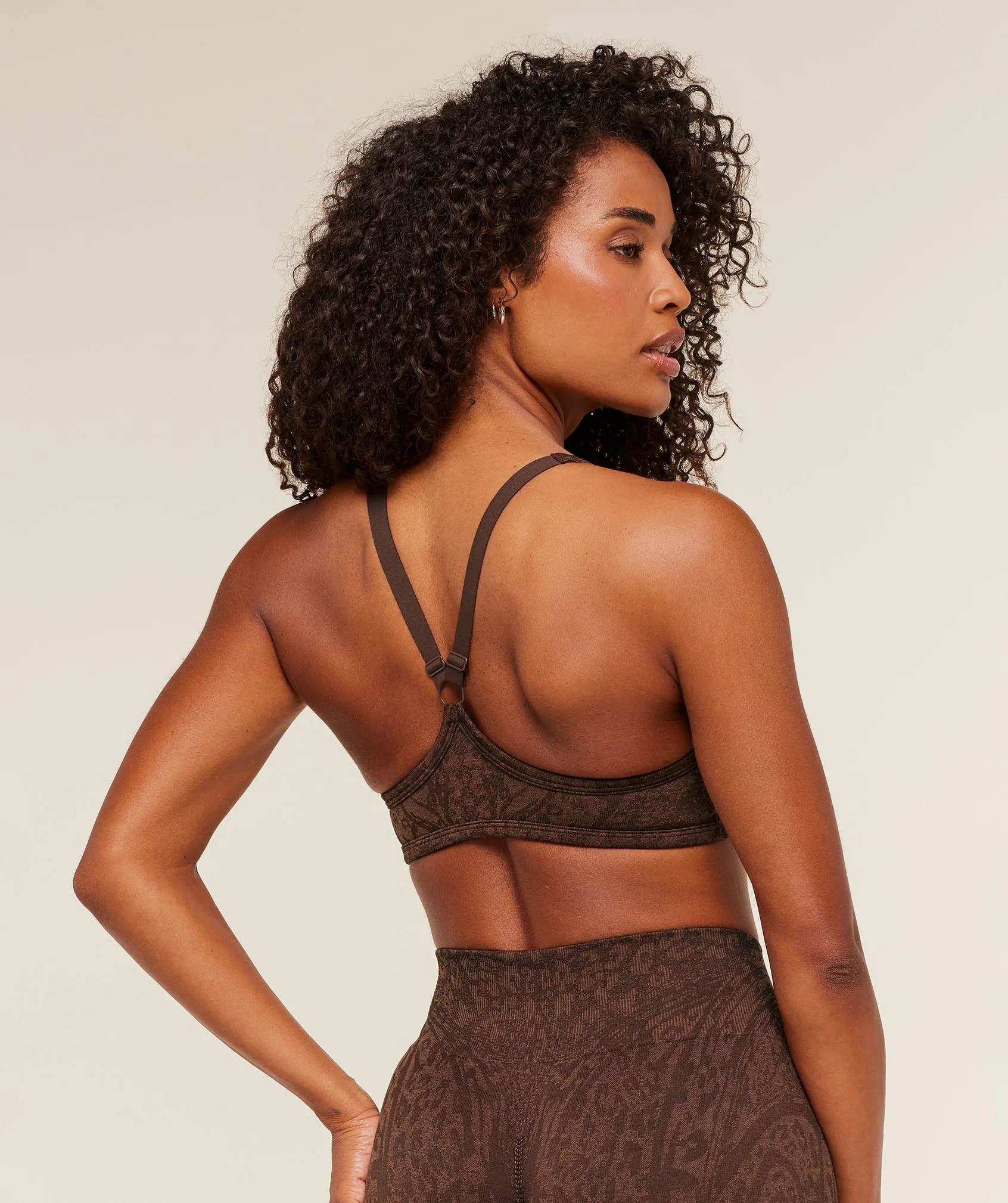 Gymshark Adapt Animal X Whitney Sports Bra - Archive Brown / Soft Brown sold by Gymshark product image thumbnail 3