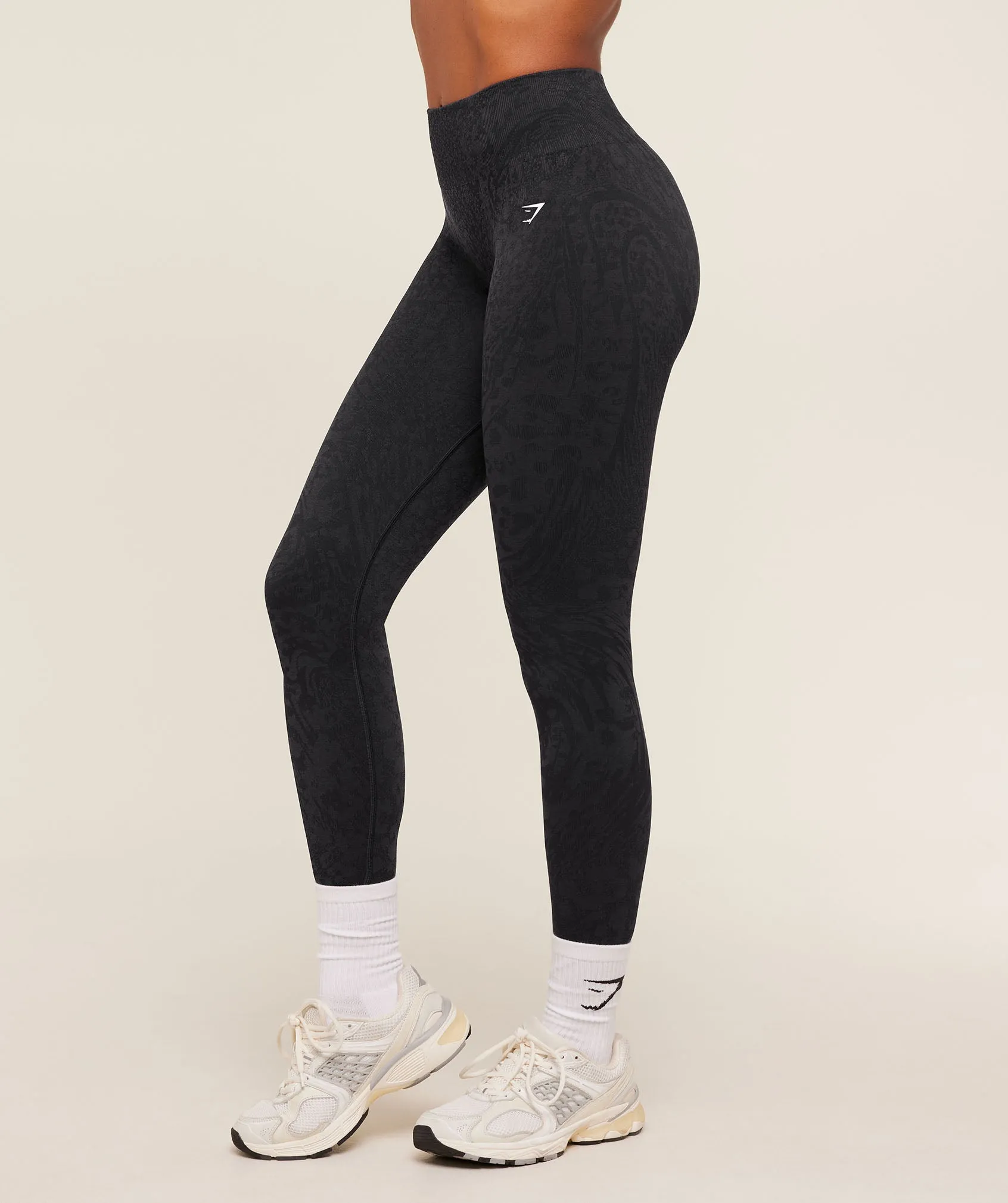Gymshark Adapt Animal X Whitney Leggings - Black / Asphalt Grey sold by Gymshark product image thumbnail 4