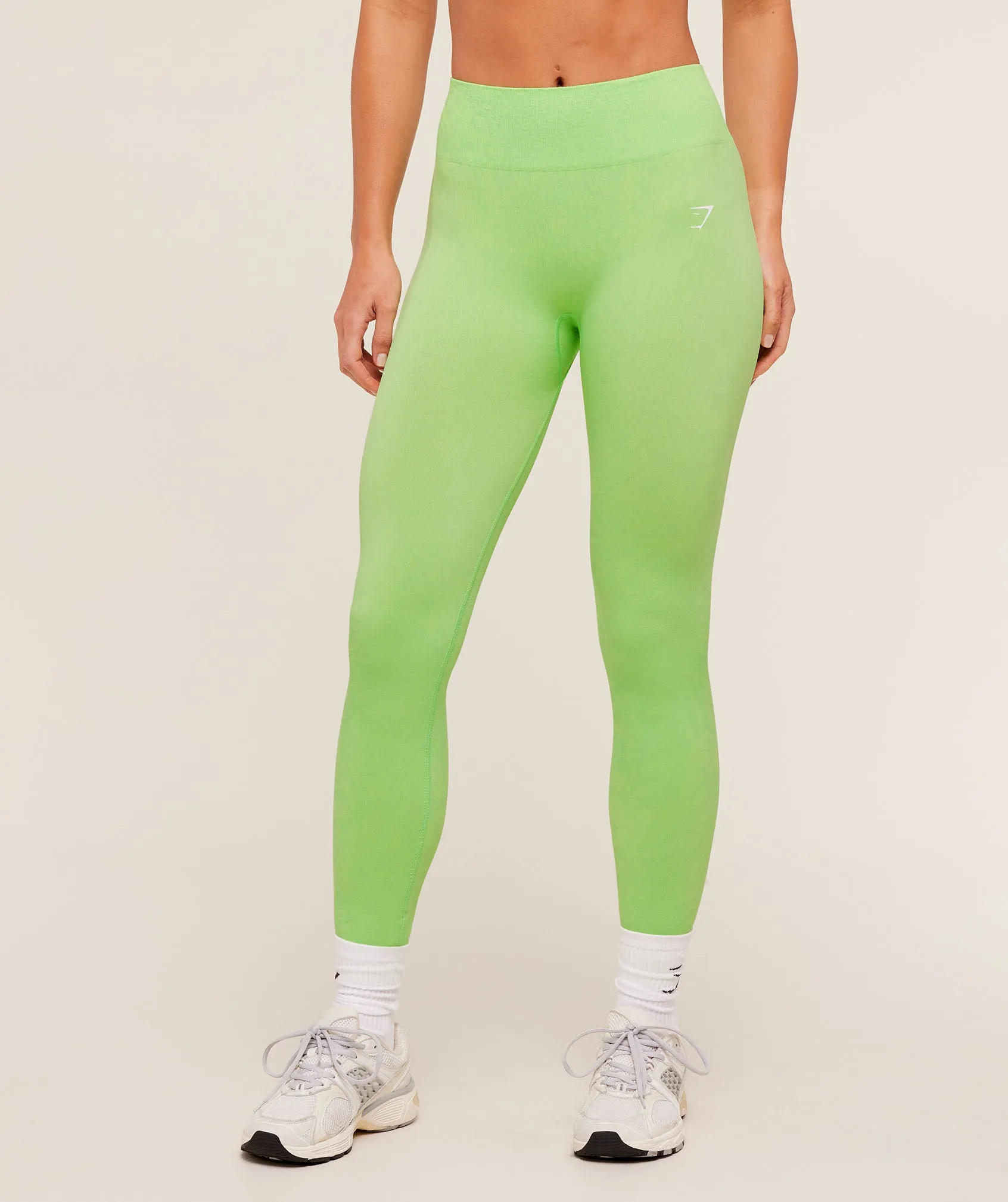 Gymshark Adapt Animal X Whitney Leggings - Energy Gelato Green / Sorbet Yellow sold by Gymshark