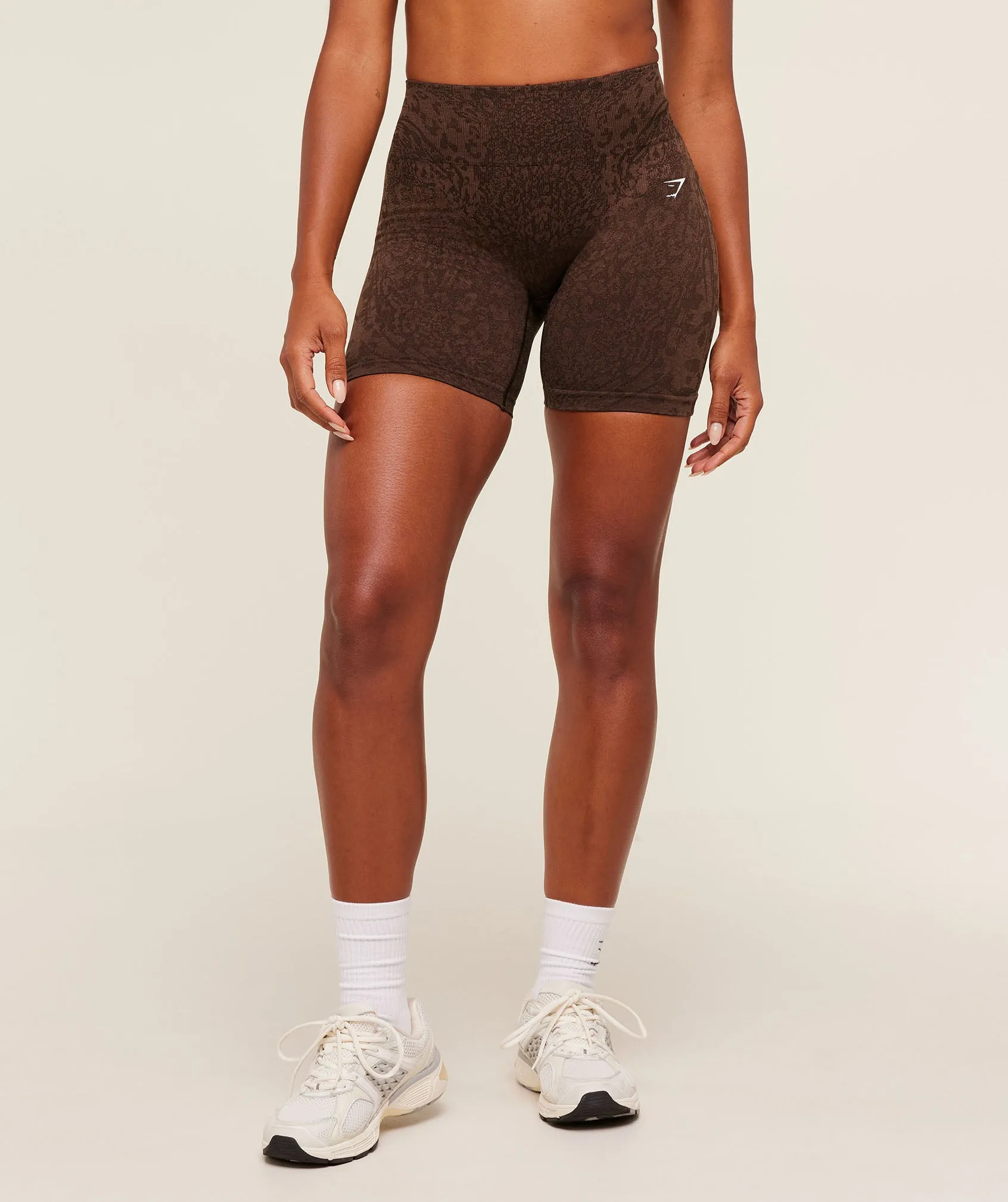 Gymshark Adapt Animal X Whitney Shorts - GS Archive Brown/GS Soft Brown sold by Gymshark