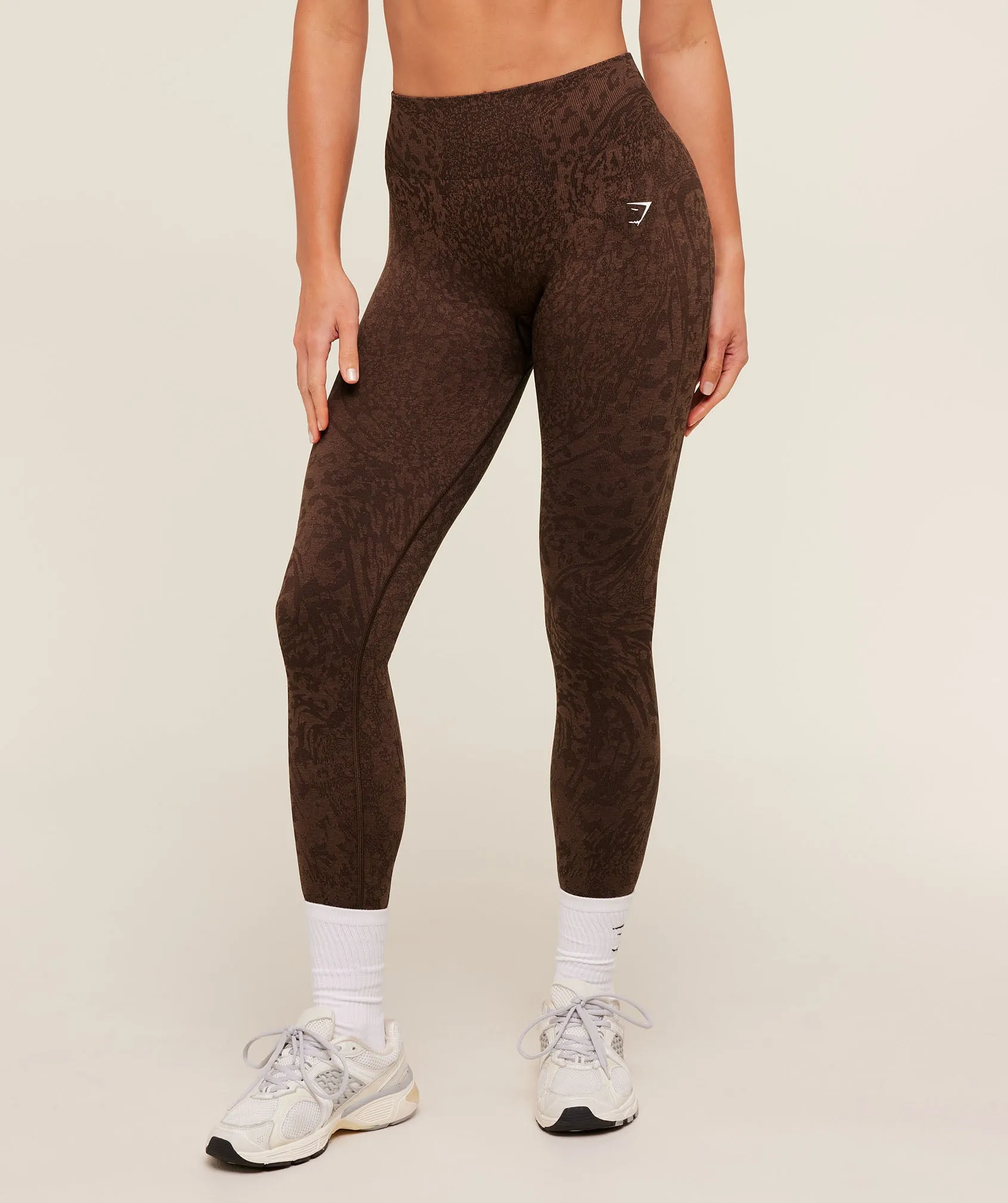 Gymshark Adapt Animal X Whitney Leggings - GS Archive Brown/GS Soft Brown sold by Gymshark