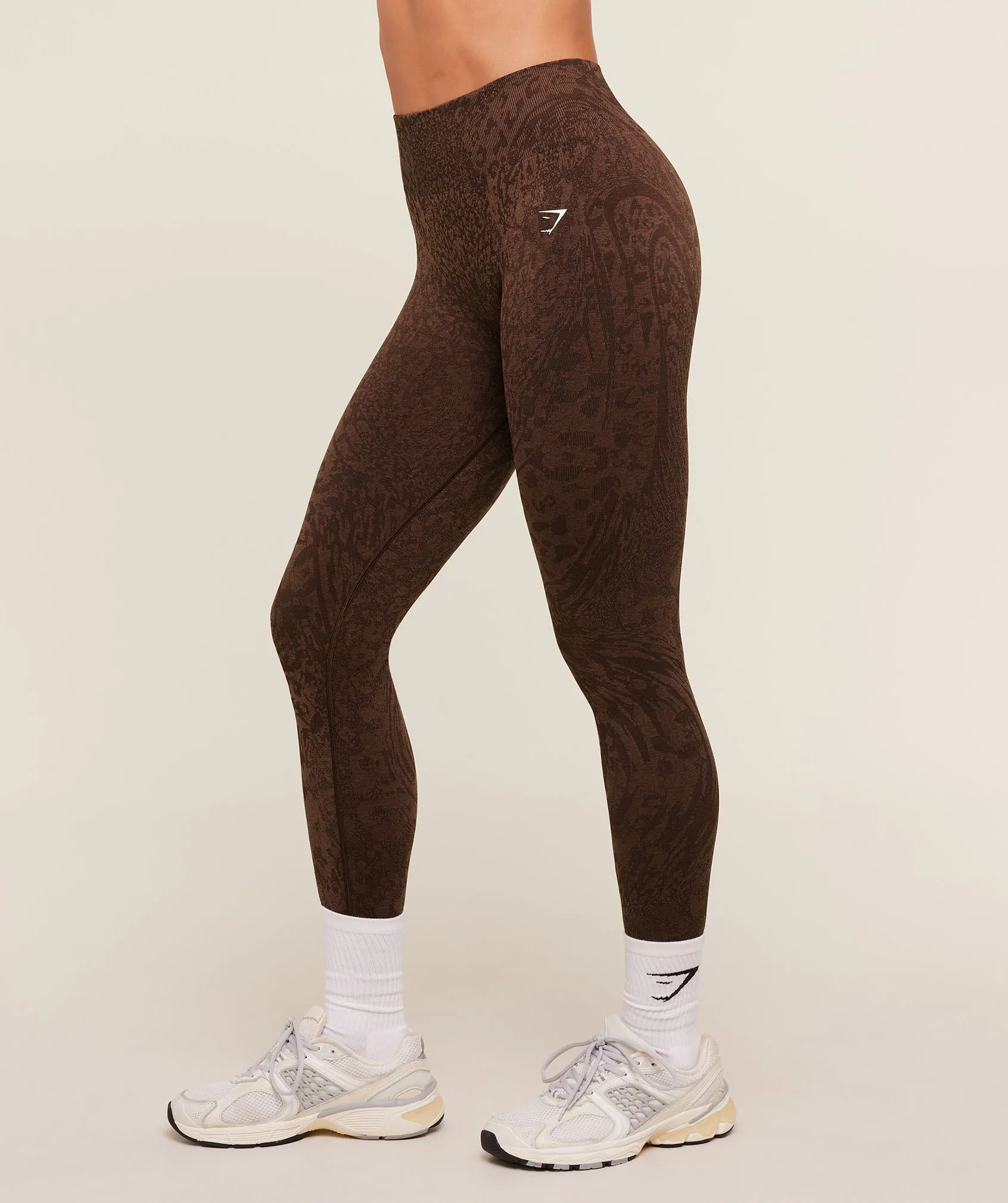 Gymshark Adapt Animal X Whitney Leggings - GS Archive Brown/GS Soft Brown sold by Gymshark product image thumbnail 4