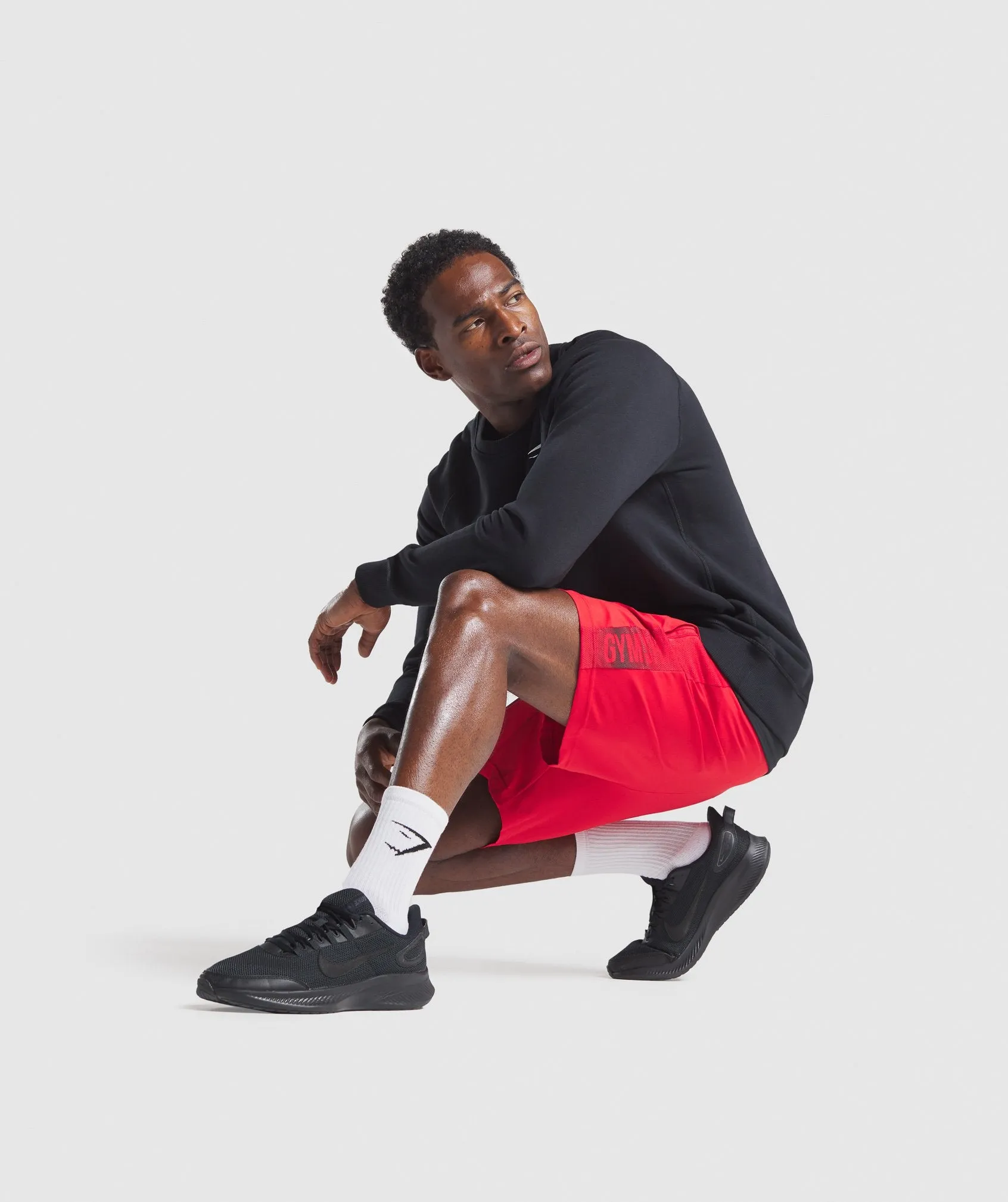 Gymshark Graphic Sport Shorts - Red sold by Gymshark product image thumbnail 4