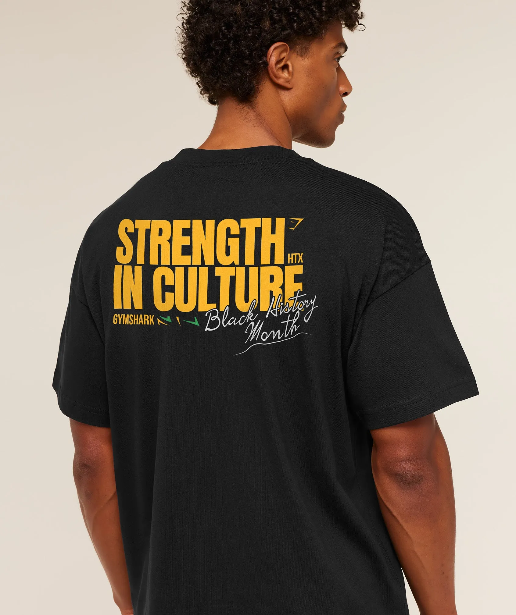 Gymshark Strength in Culture T-Shirt - Black sold by Gymshark product image thumbnail 3