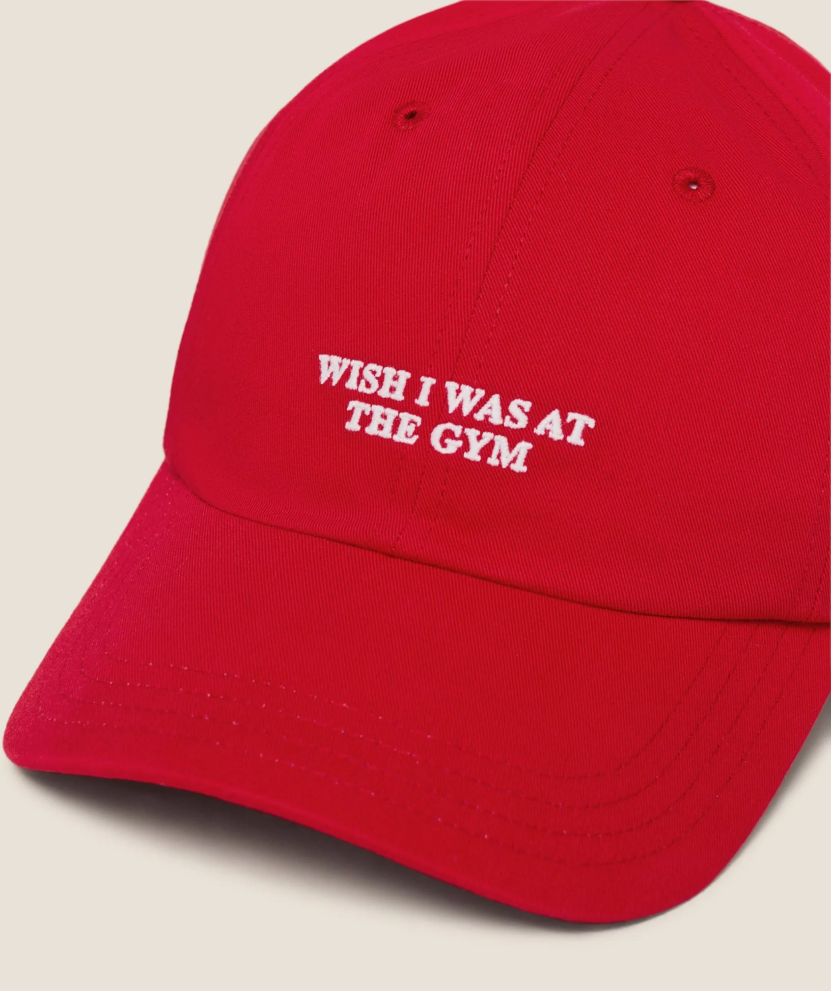 Gymshark Slogan Cap - Carmine Red sold by Gymshark product image thumbnail 3