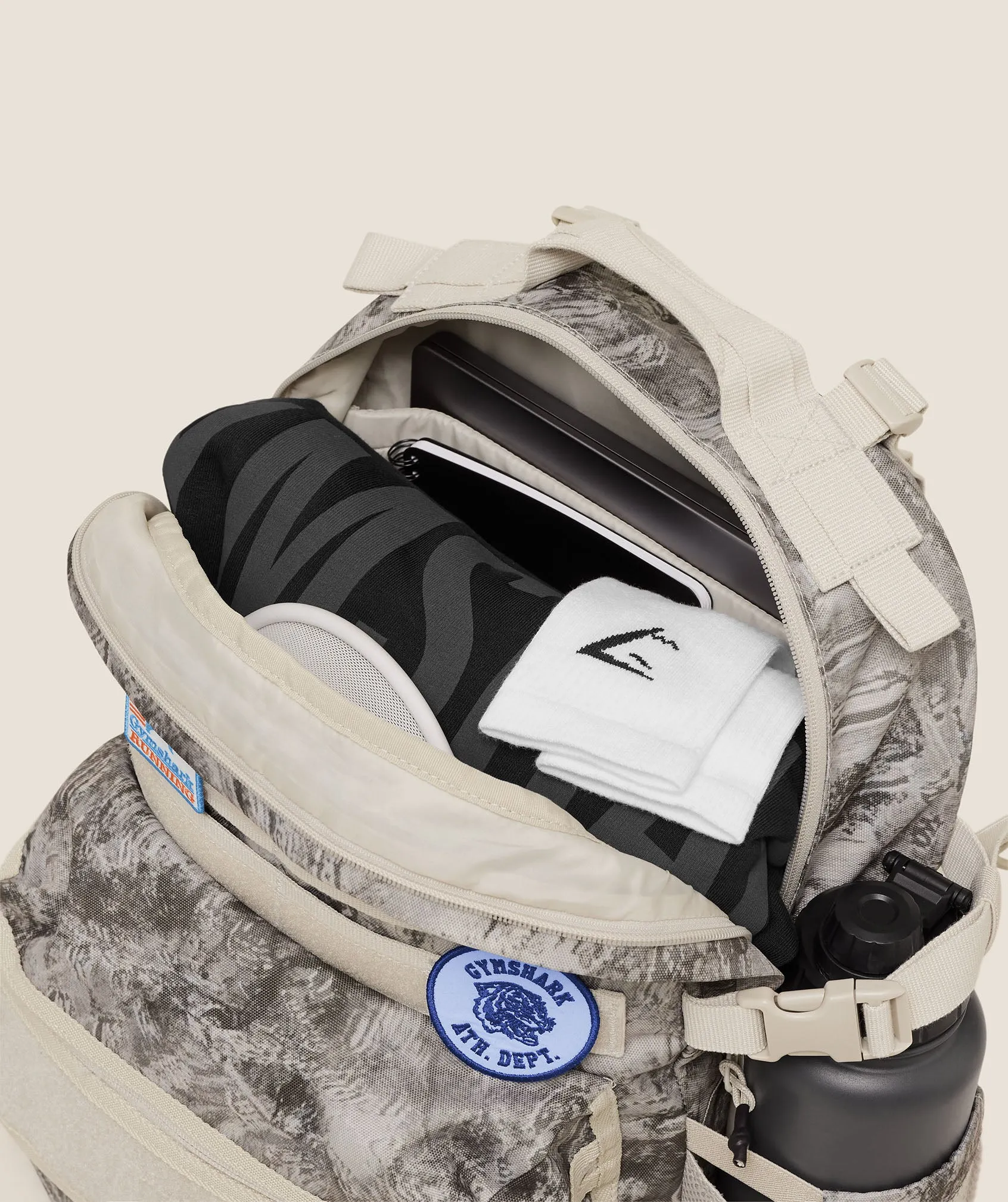 Gymshark Tactical Slouch Backpack - Pebble Grey sold by Gymshark product image thumbnail 3