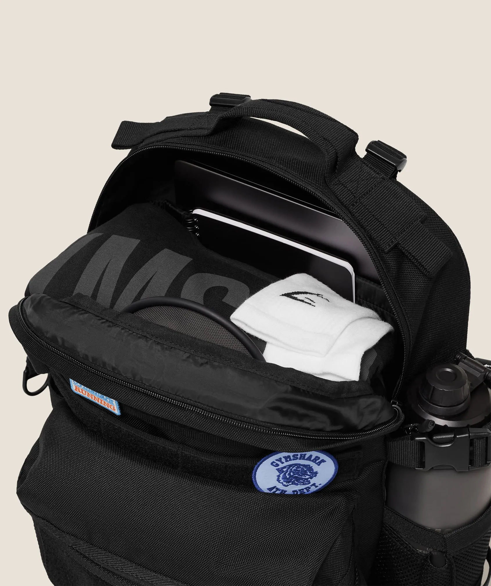 Gymshark Tactical Slouch Backpack - GS Black sold by Gymshark product image thumbnail 4