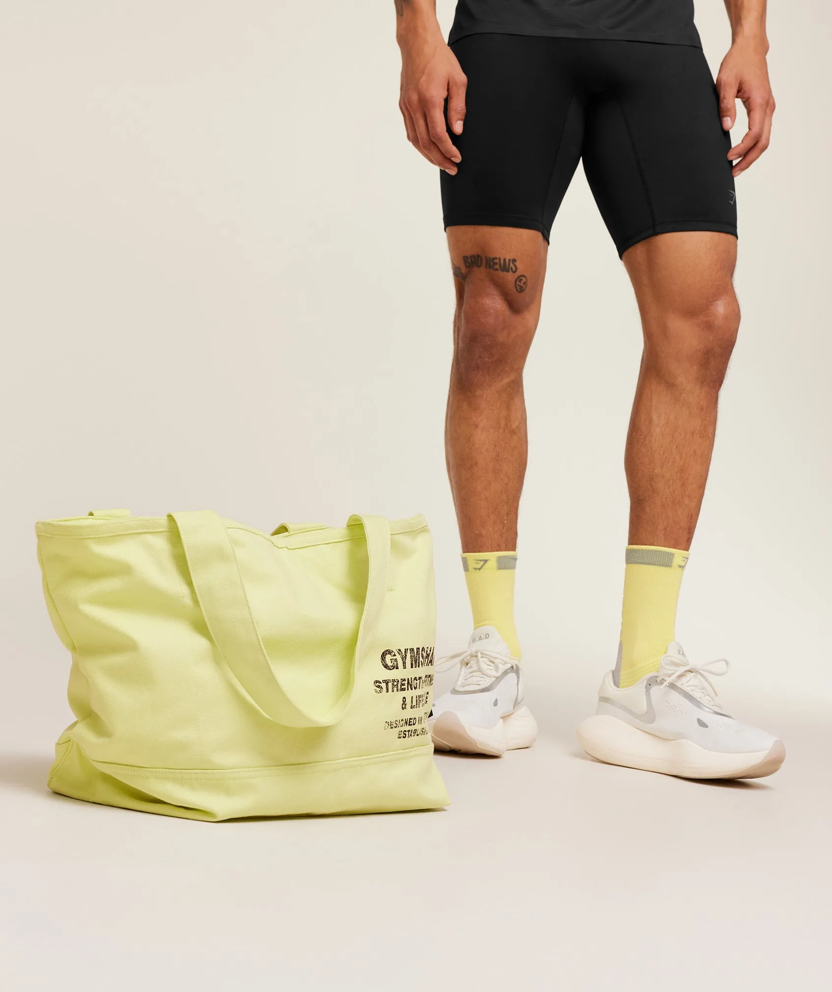Gymshark Strength Tote - Sorbet Yellow sold by Gymshark product image thumbnail 4