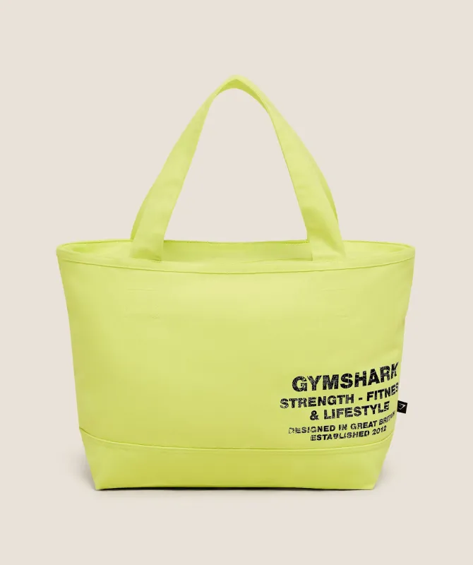Gymshark Strength Tote -  Sorbet Yellow sold by Gymshark