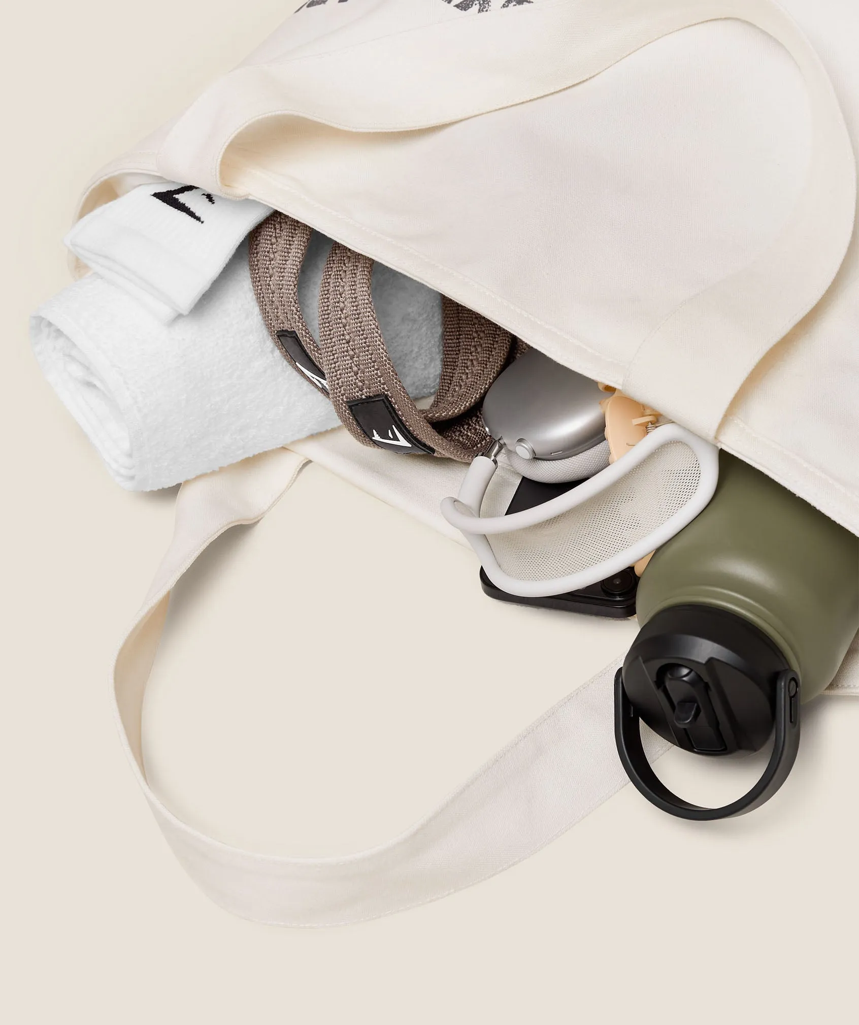 Gymshark Strength Tote - GS Soft White sold by Gymshark product image thumbnail 2