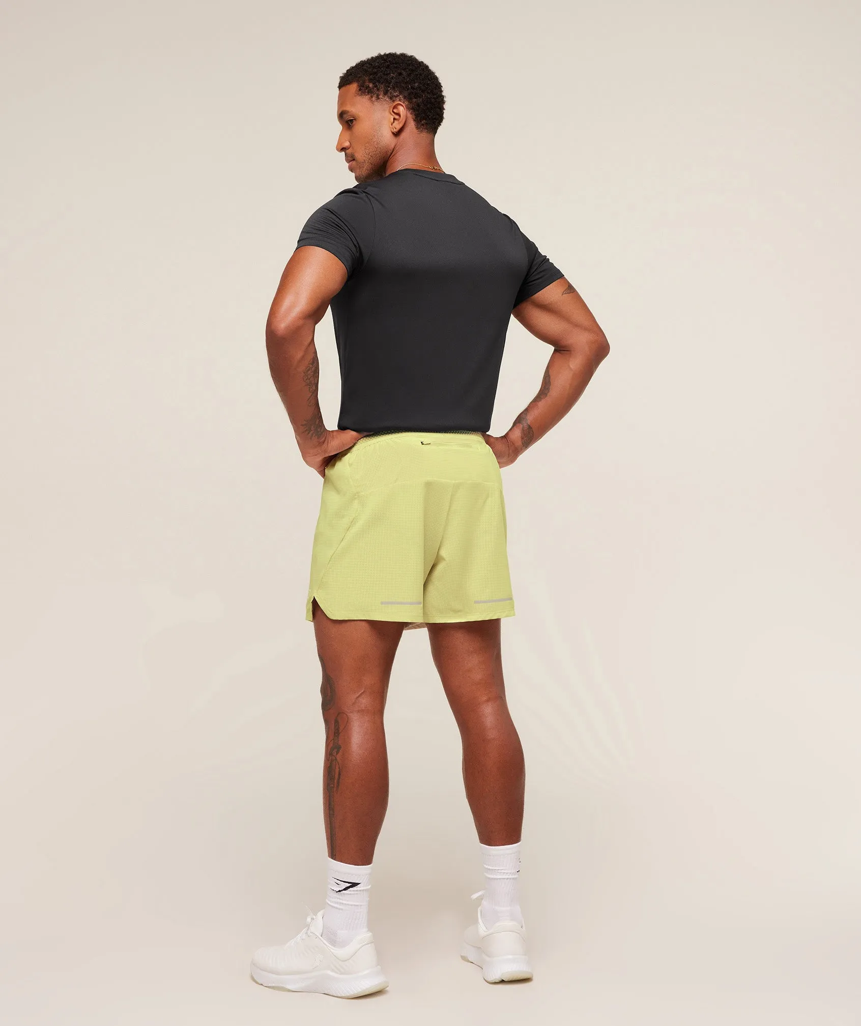 Gymshark Running 5" Shorts - Sorbet Yellow sold by Gymshark product image thumbnail 4