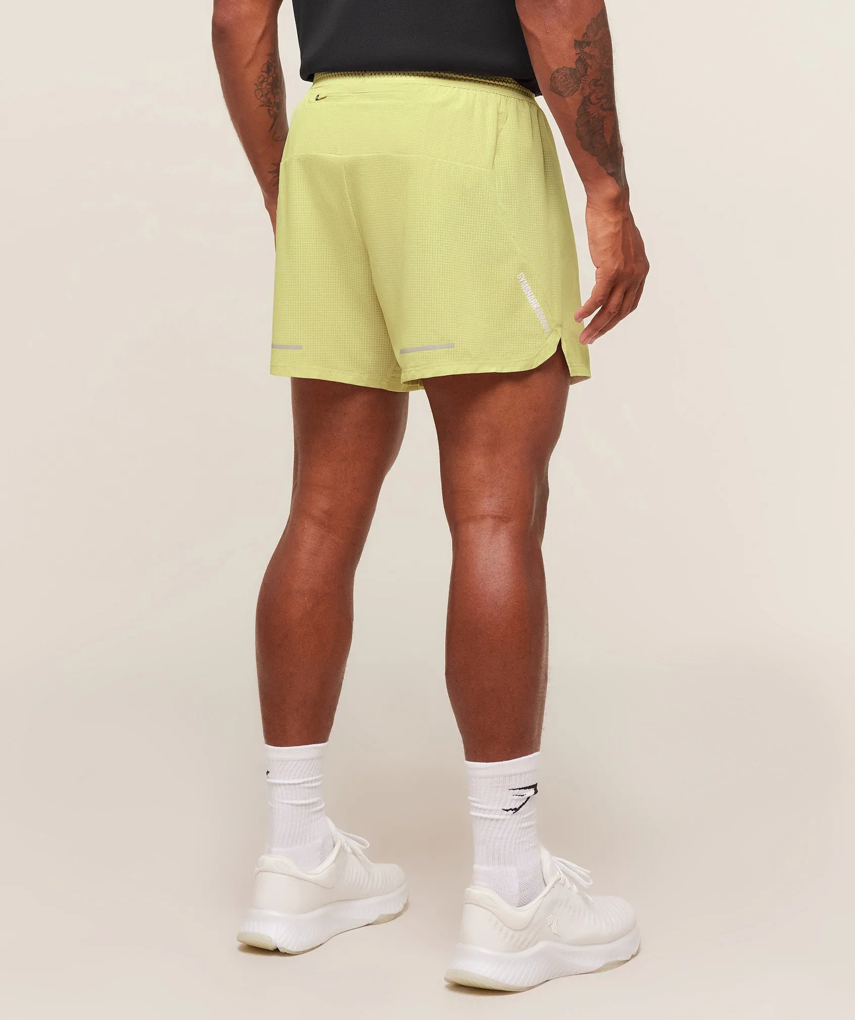 Gymshark Running 5" Shorts - Sorbet Yellow sold by Gymshark product image thumbnail 3
