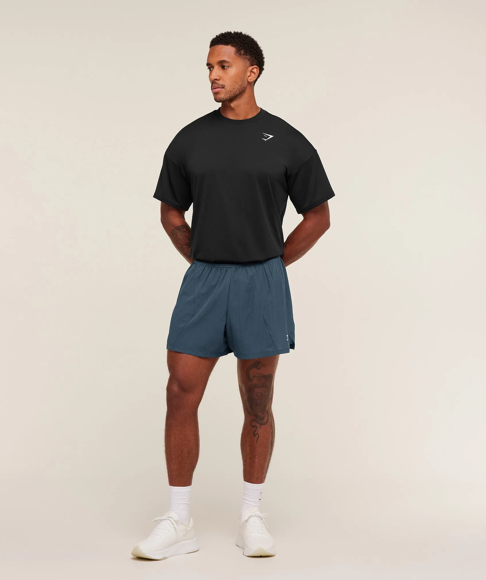 Gymshark Running 5" Shorts - GS Stealth Blue sold by Gymshark product image thumbnail 4