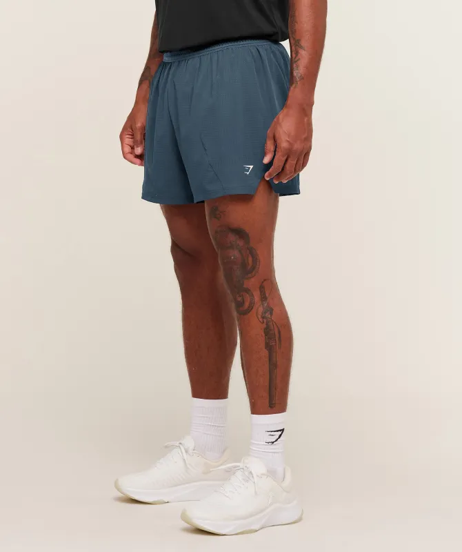 Gymshark Running 5" Shorts - GS Stealth Blue sold by Gymshark