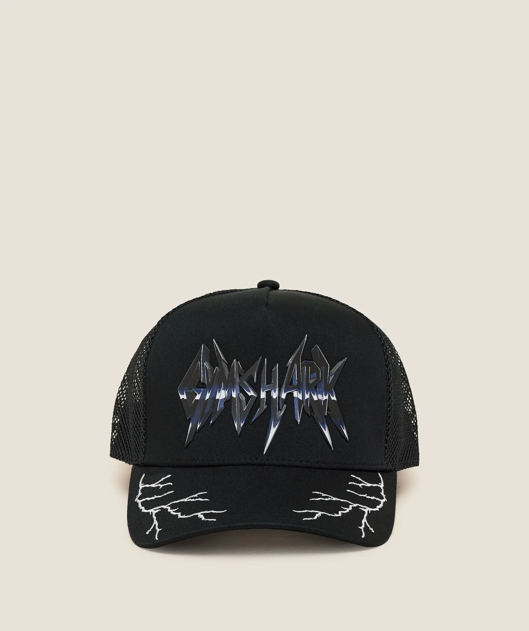 Gymshark Lightning Graphic Trucker Cap - GS Black sold by Gymshark