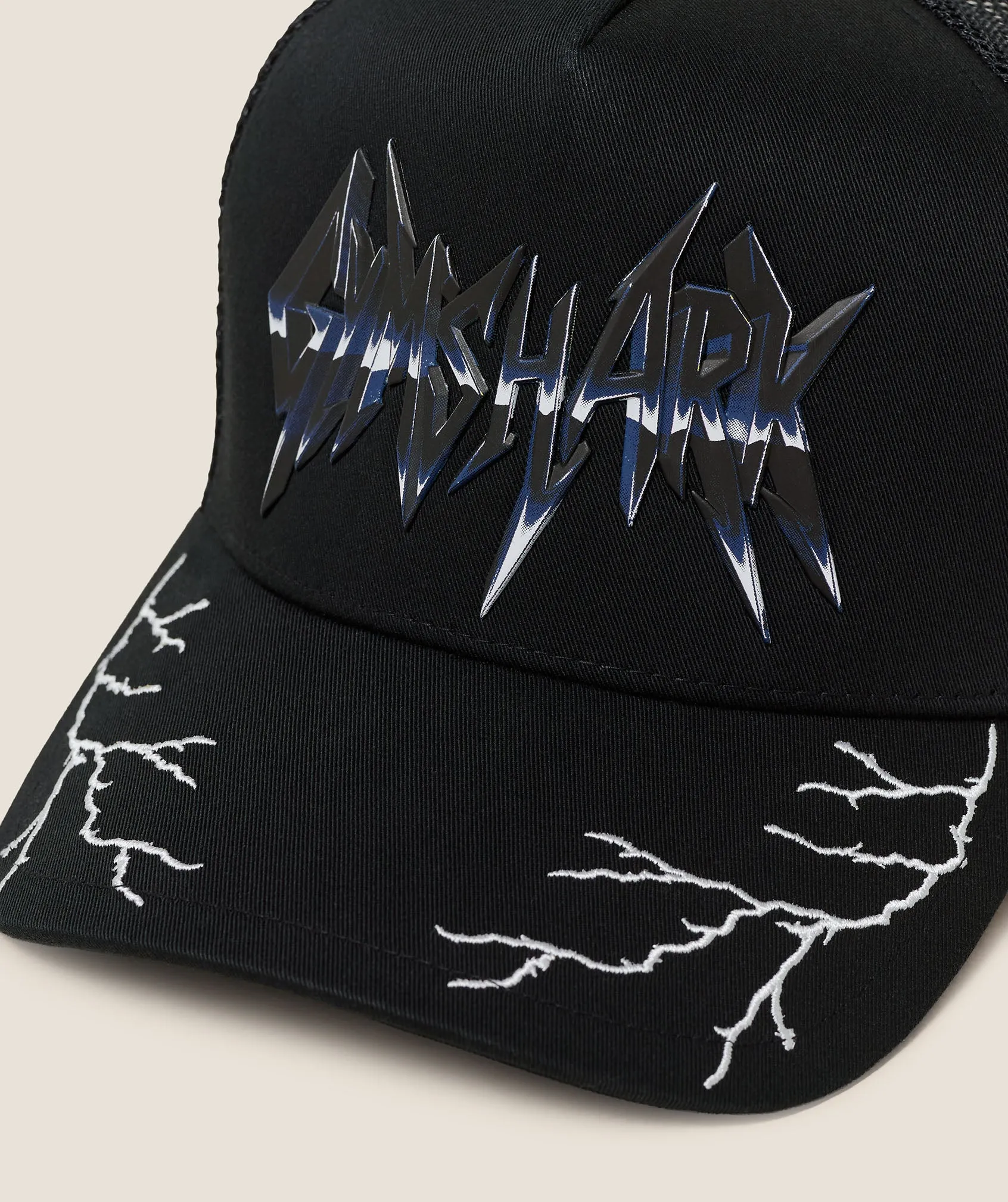 Gymshark Lightning Graphic Trucker Cap - GS Black sold by Gymshark product image thumbnail 3