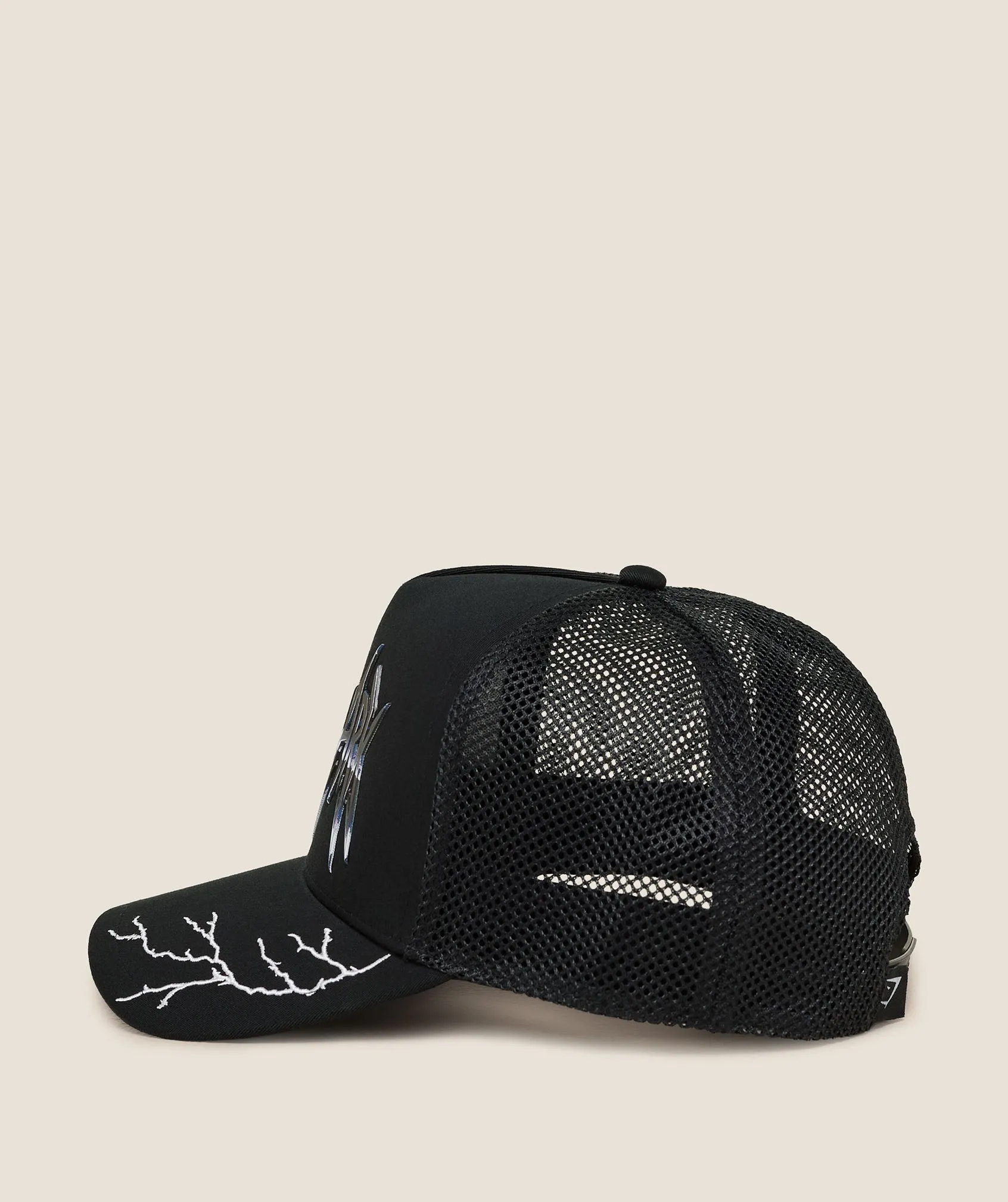 Gymshark Lightning Graphic Trucker Cap - GS Black sold by Gymshark product image thumbnail 2