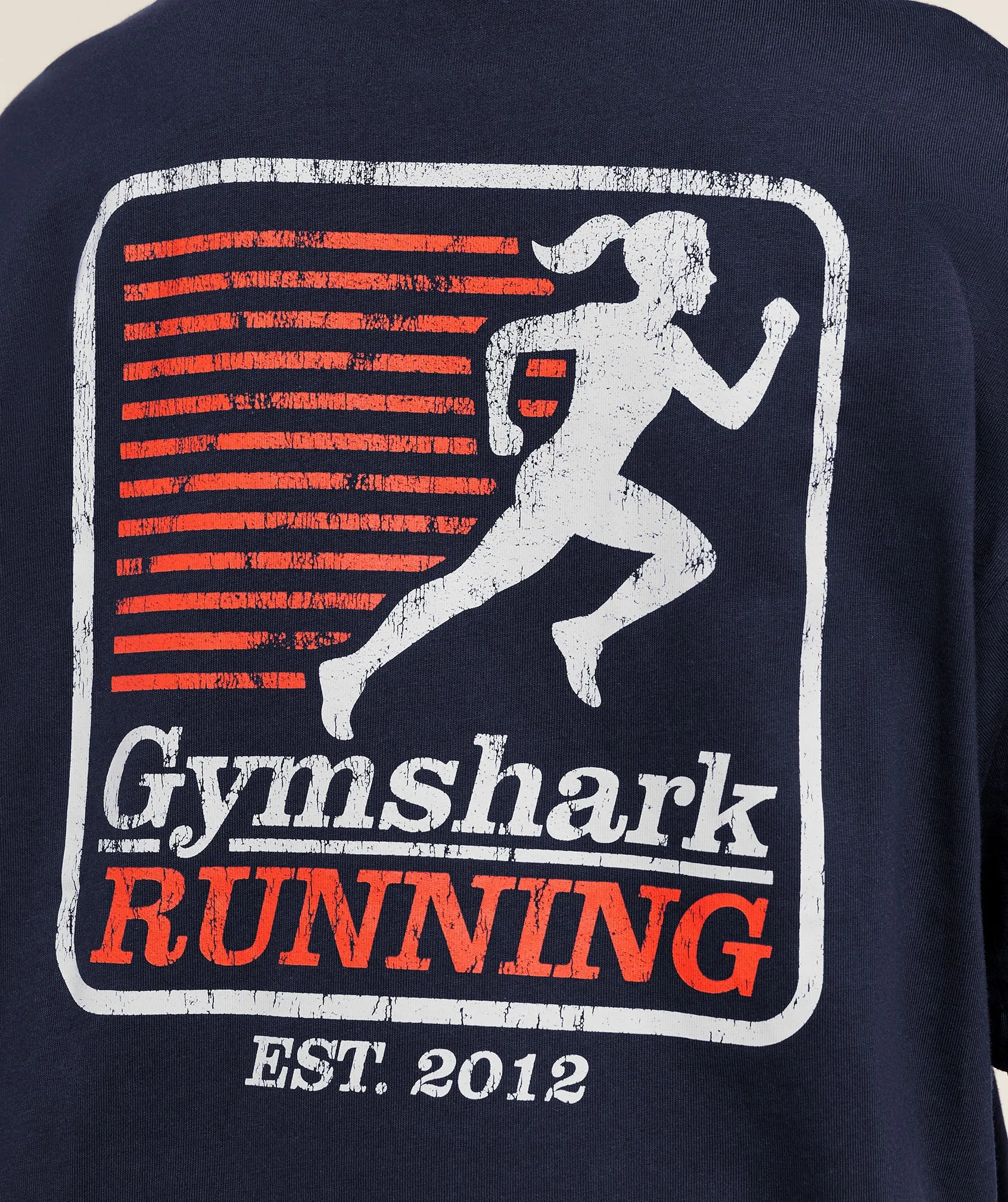 Gymshark Run Club Graphic Short Sleeve T-Shirt - Heavy Blue sold by Gymshark product image thumbnail 4
