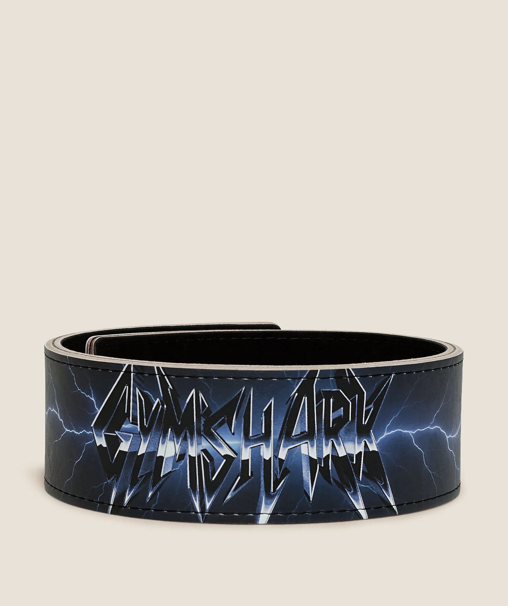 Gymshark Lightning Graphic Lever Belt - GS Black sold by Gymshark