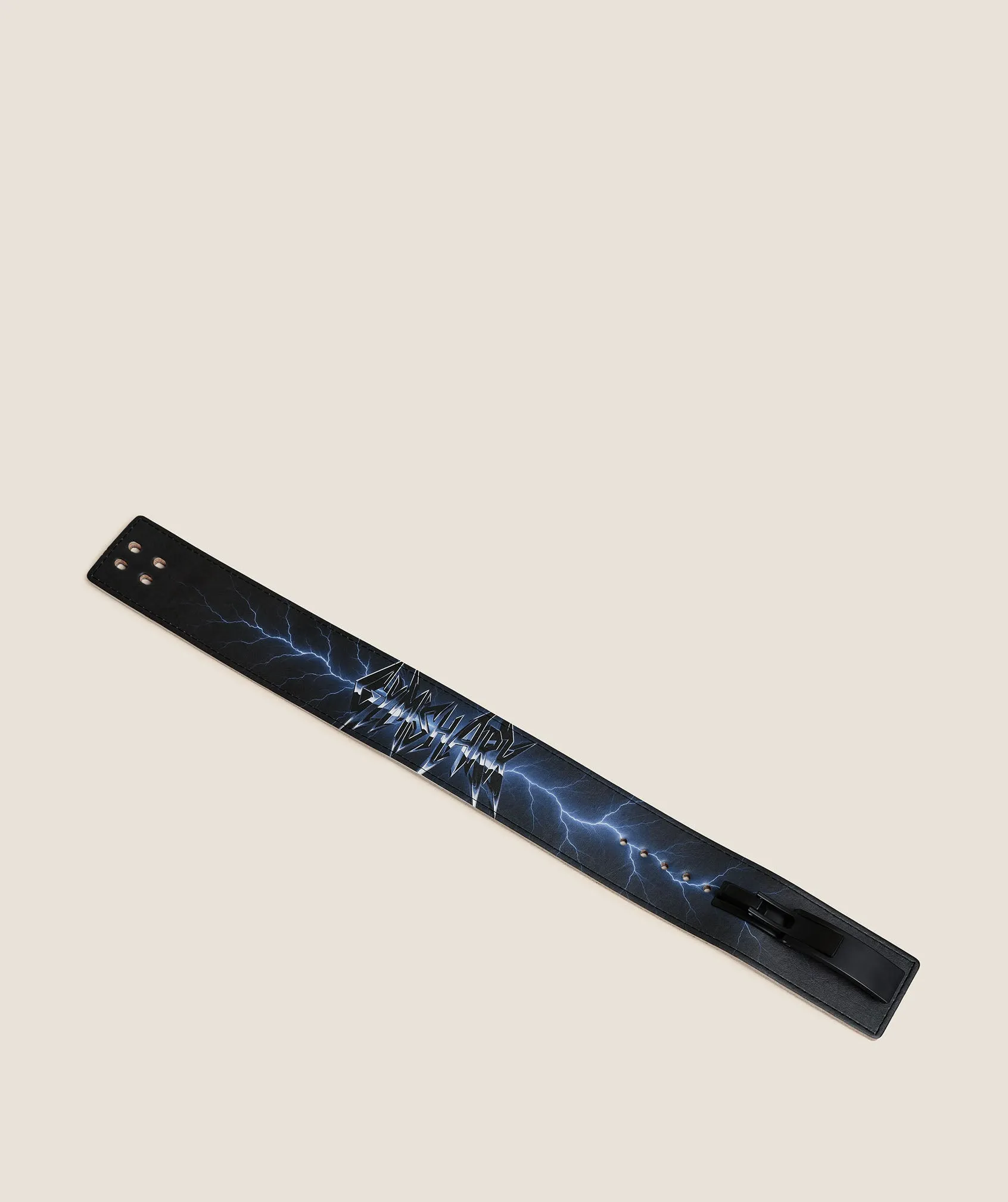 Gymshark Lightning Graphic Lever Belt - GS Black sold by Gymshark product image thumbnail 2