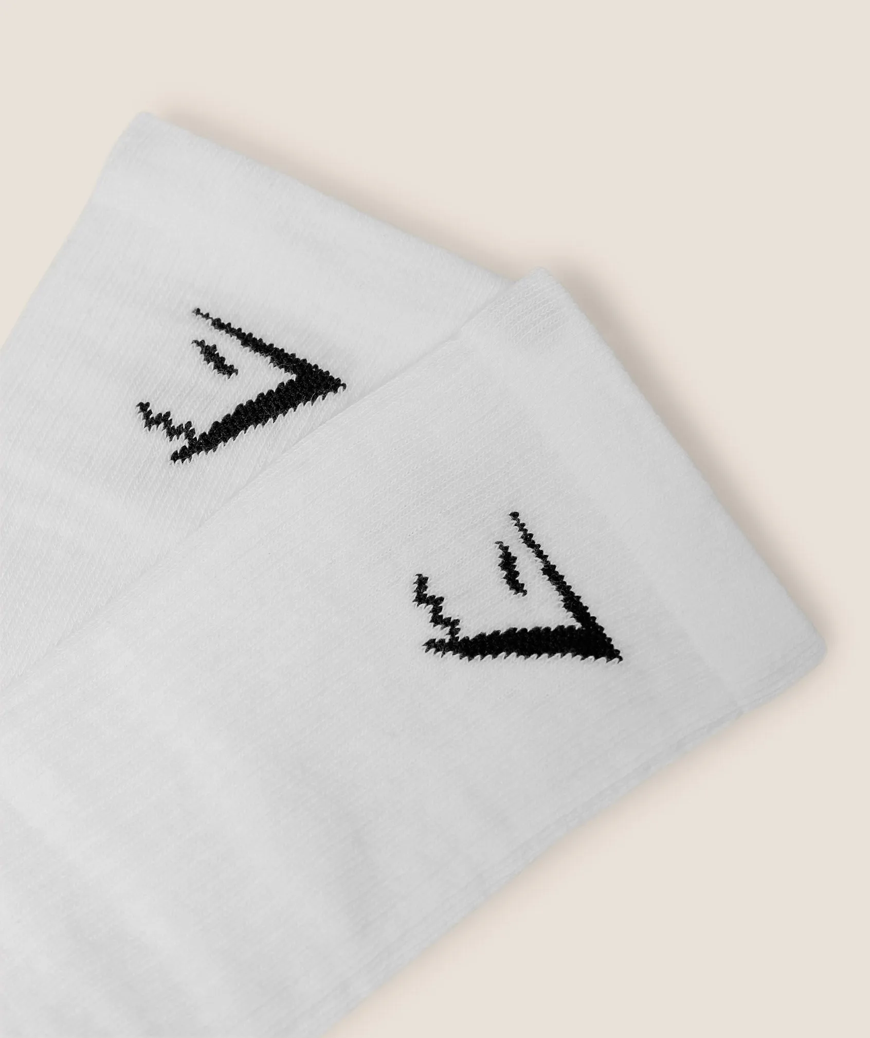 Gymshark Gymrat Graphic Crew Socks 3pk - GS White sold by Gymshark product image thumbnail 3