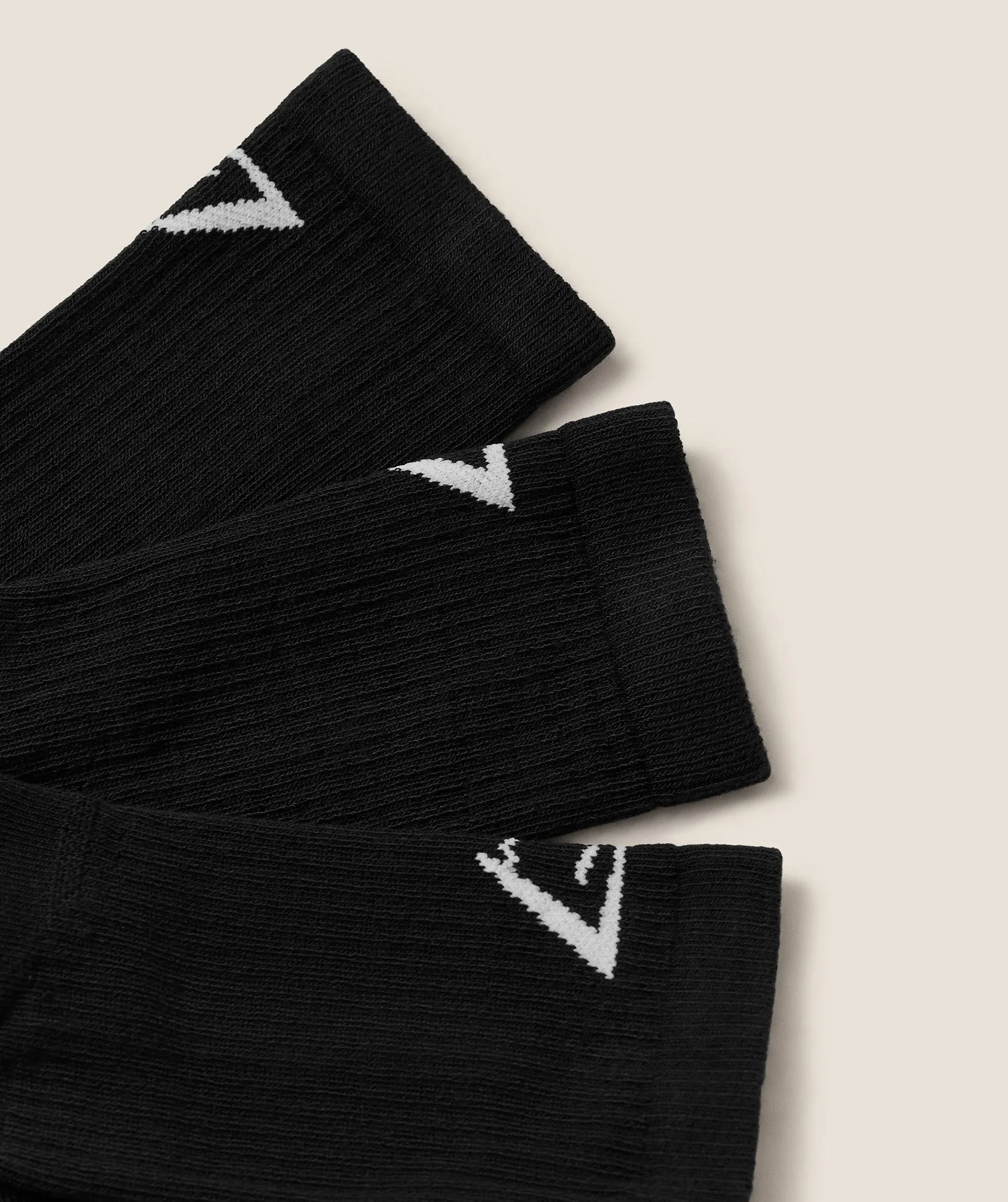 Gymshark Performance Crew Socks 3pk - GS Black sold by Gymshark product image thumbnail 3