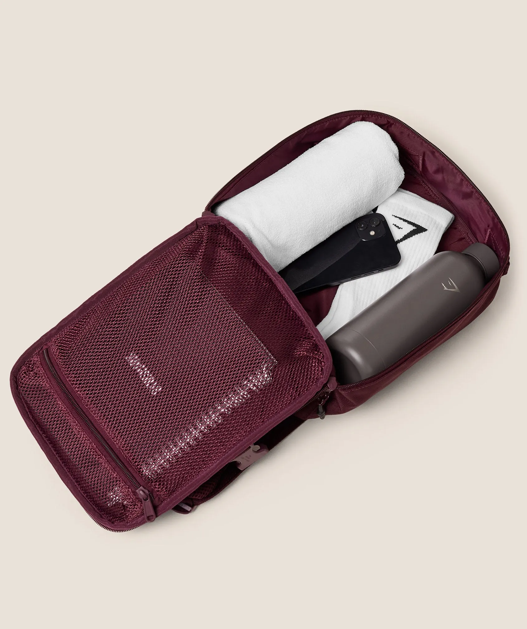 Gymshark Mini Tactical Backpack - GS Impact Burgundy sold by Gymshark product image thumbnail 2