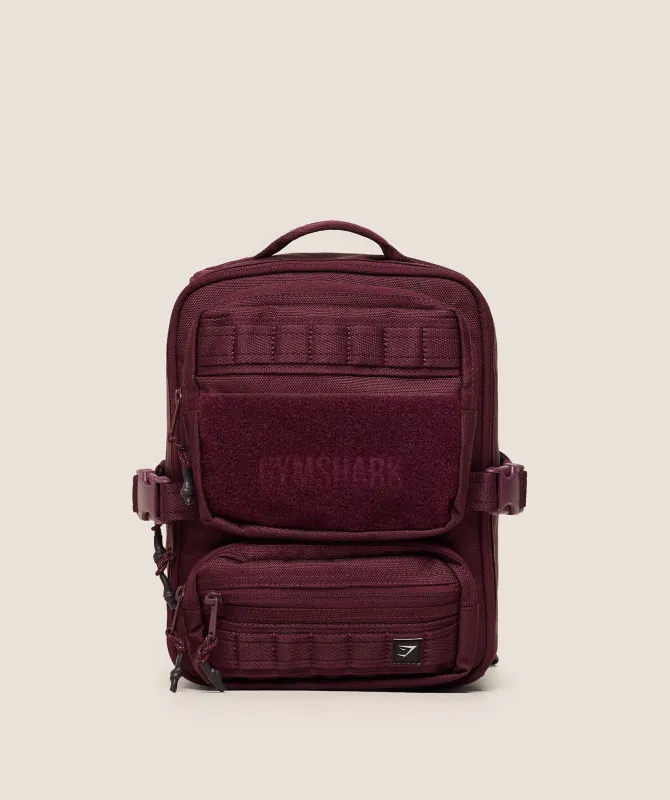 Gymshark Mini Tactical Backpack - GS Impact Burgundy made by Gymshark