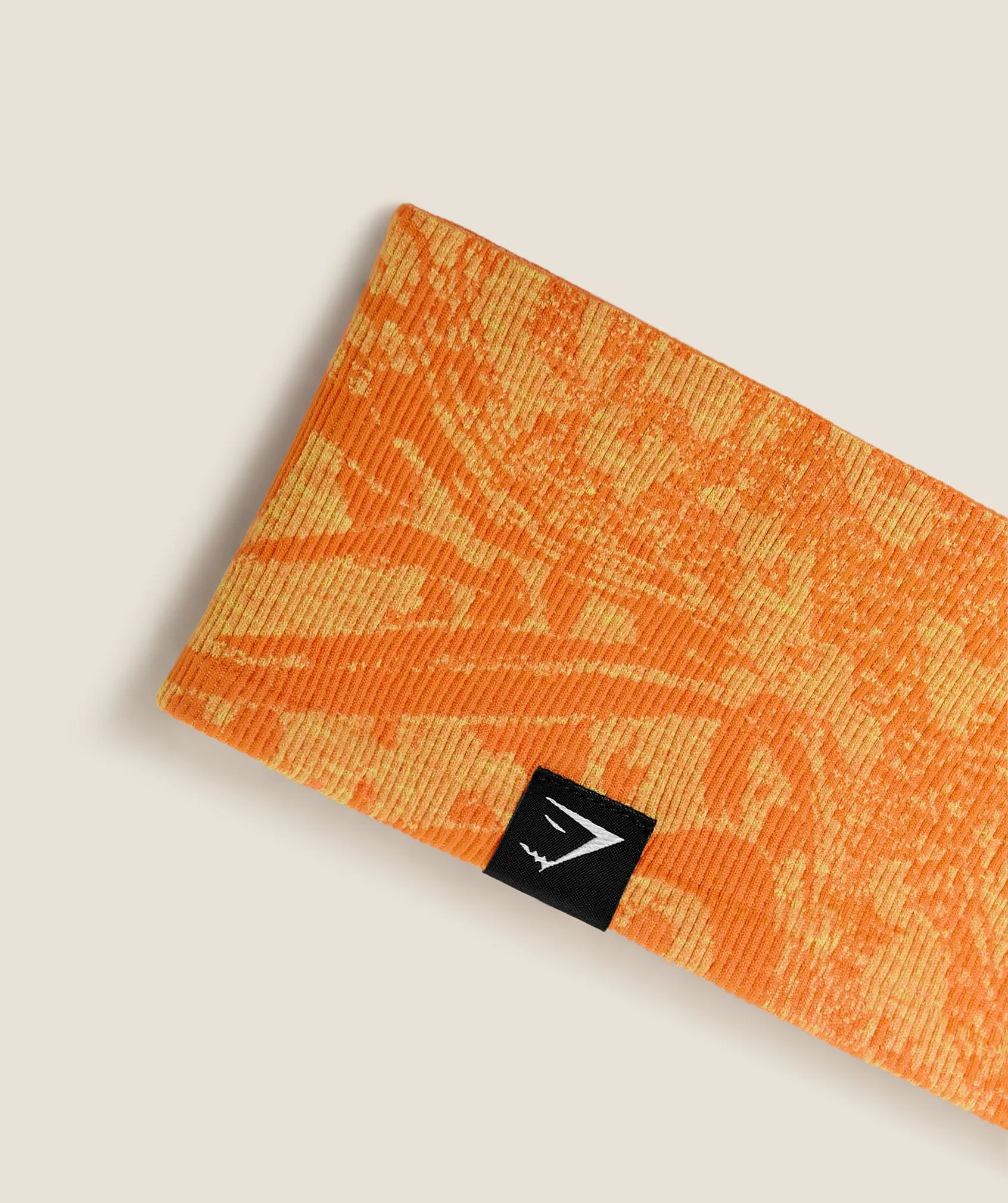 Gymshark Adapt Seamless Headband - GS Dayglow Peach/GS Sorbet Yellow sold by Gymshark product image thumbnail 3