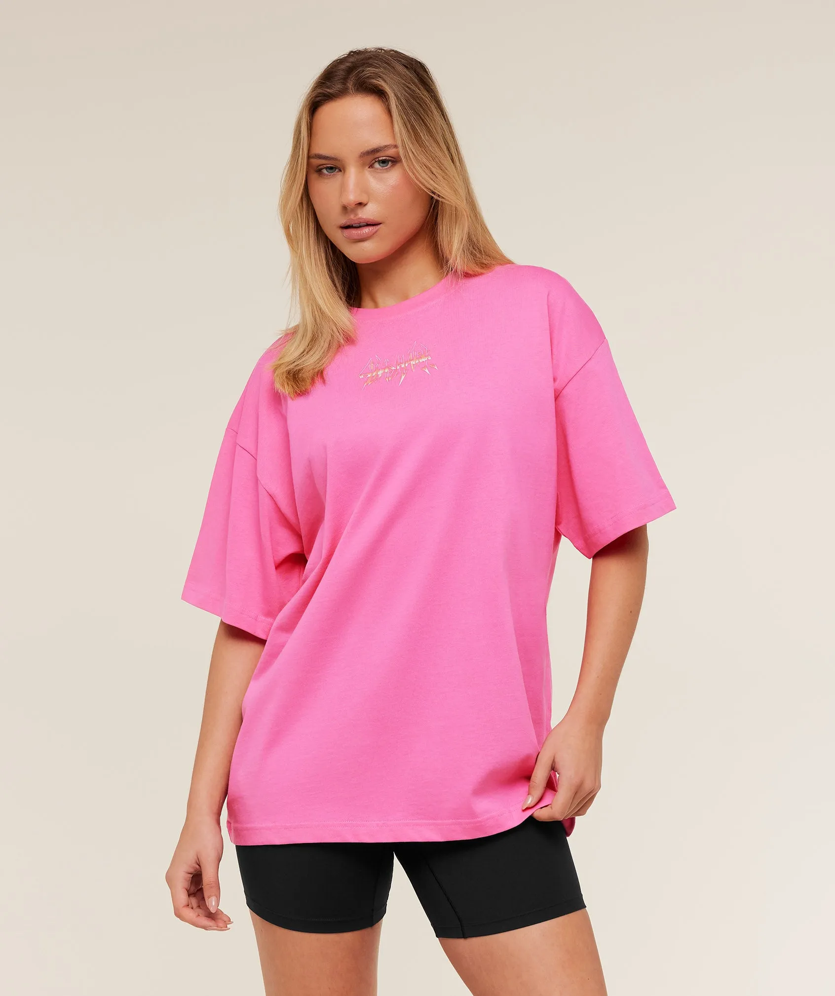 Gymshark Eagle Band Style Graphic Short Sleeve T-Shirt - GS Electric Pink sold by Gymshark product image thumbnail 2