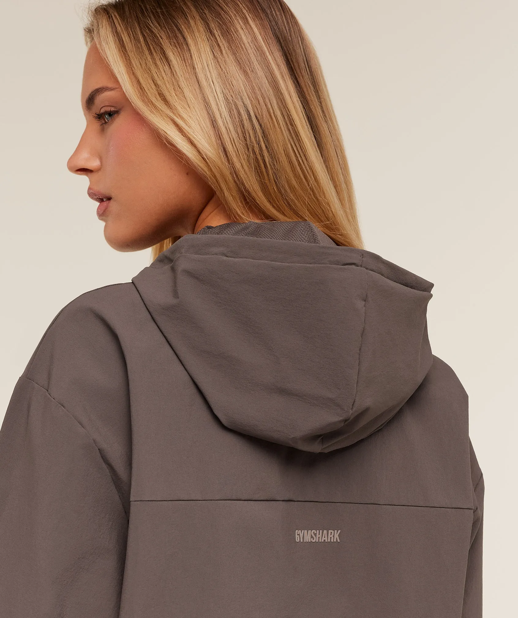 Gymshark Weekend Lifestyle Track Jacket - Cool Brown sold by Gymshark product image thumbnail 4