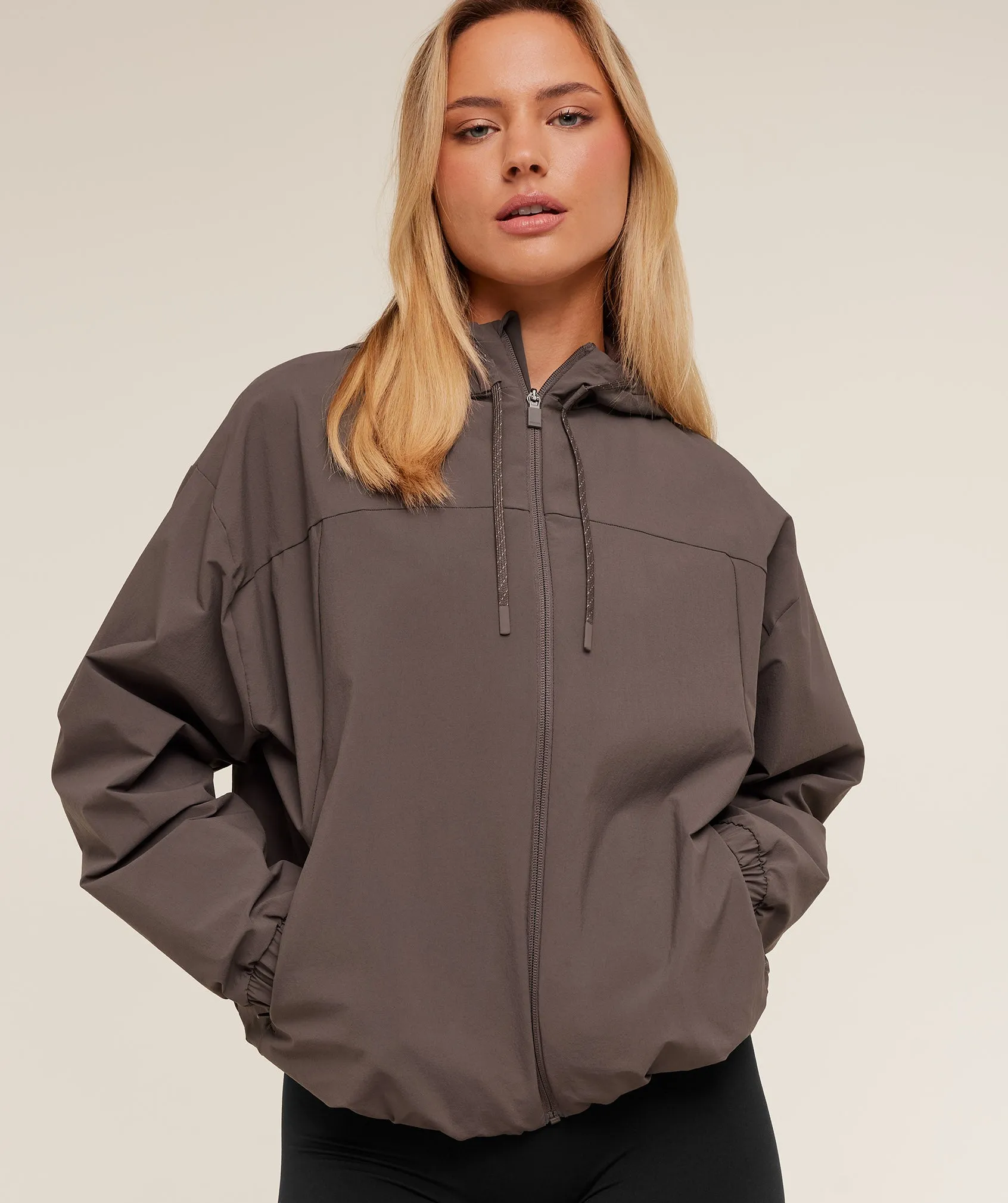 Gymshark Weekend Lifestyle Track Jacket - Cool Brown sold by Gymshark product image thumbnail 5