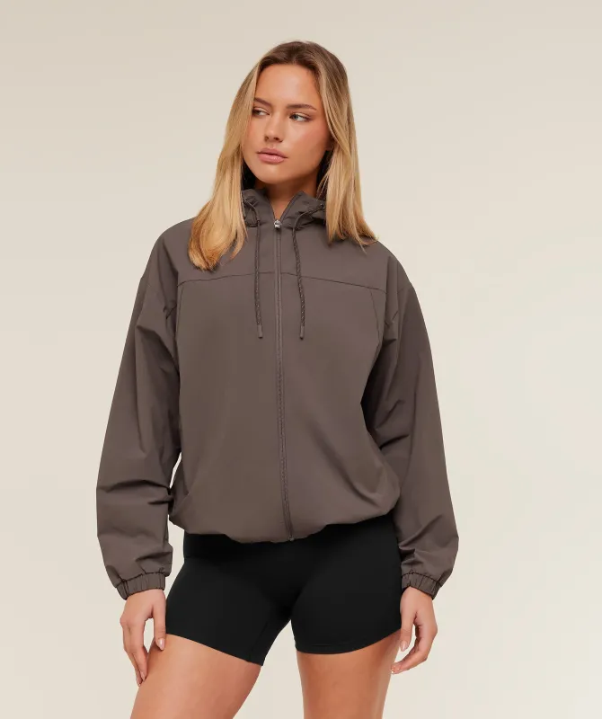 Gymshark Weekend Lifestyle Track Jacket - Cool Brown sold by Gymshark