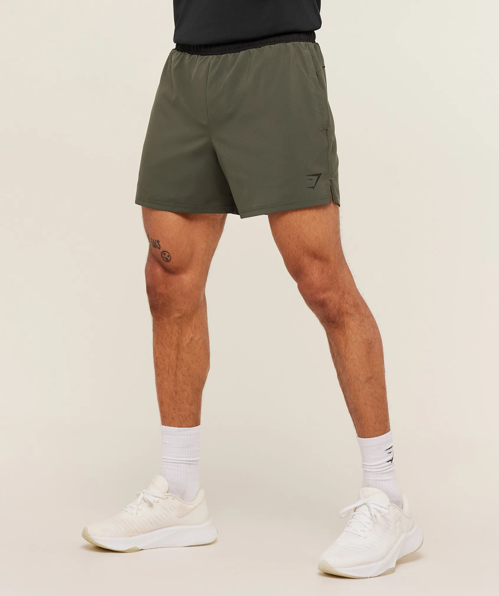 Gymshark Arrival Contrast Shorts - Strength Green/Black sold by Gymshark product image thumbnail 2