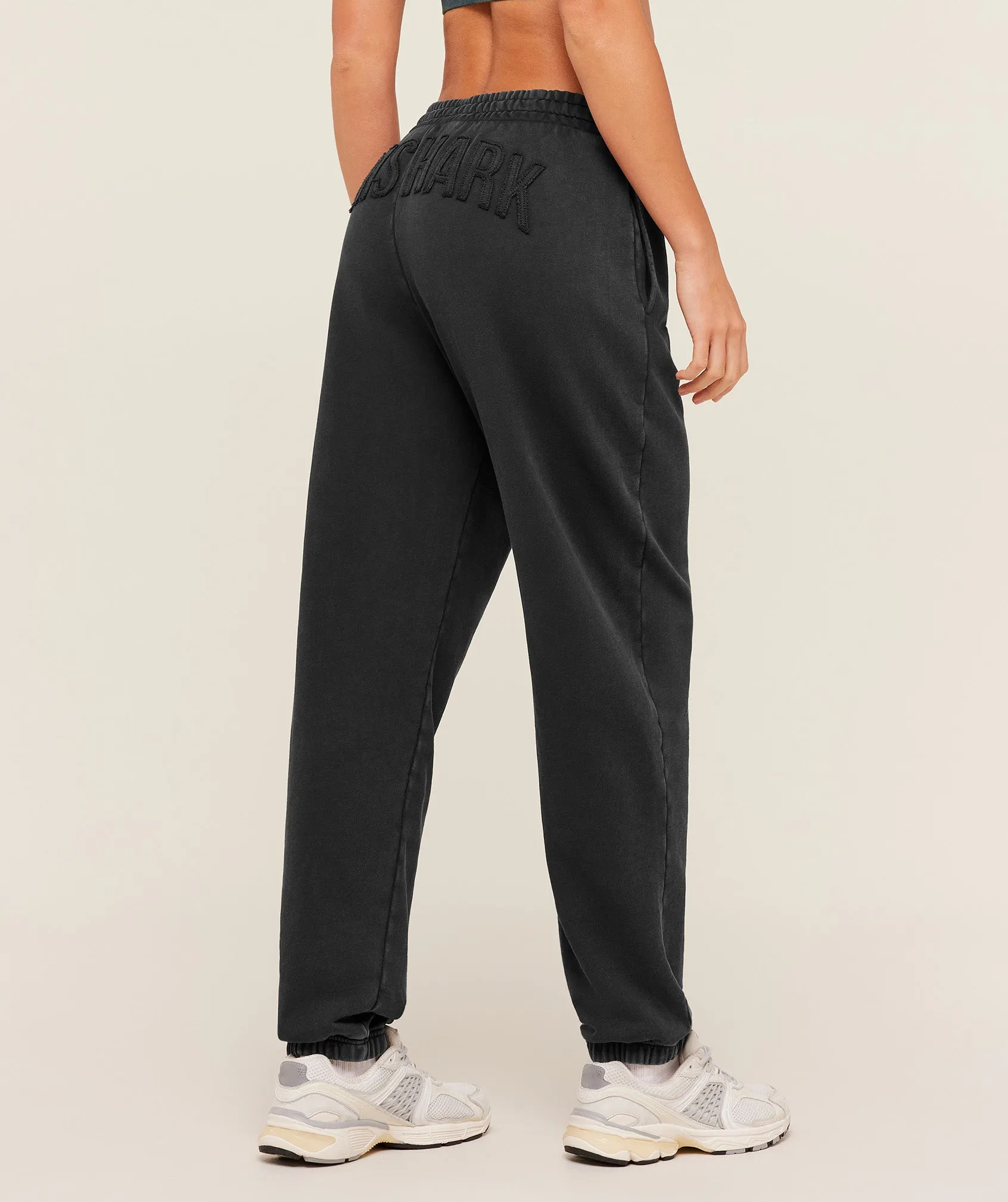 Gymshark Power Washed Cuff Joggers - Black/Acid Wash sold by Gymshark product image thumbnail 2