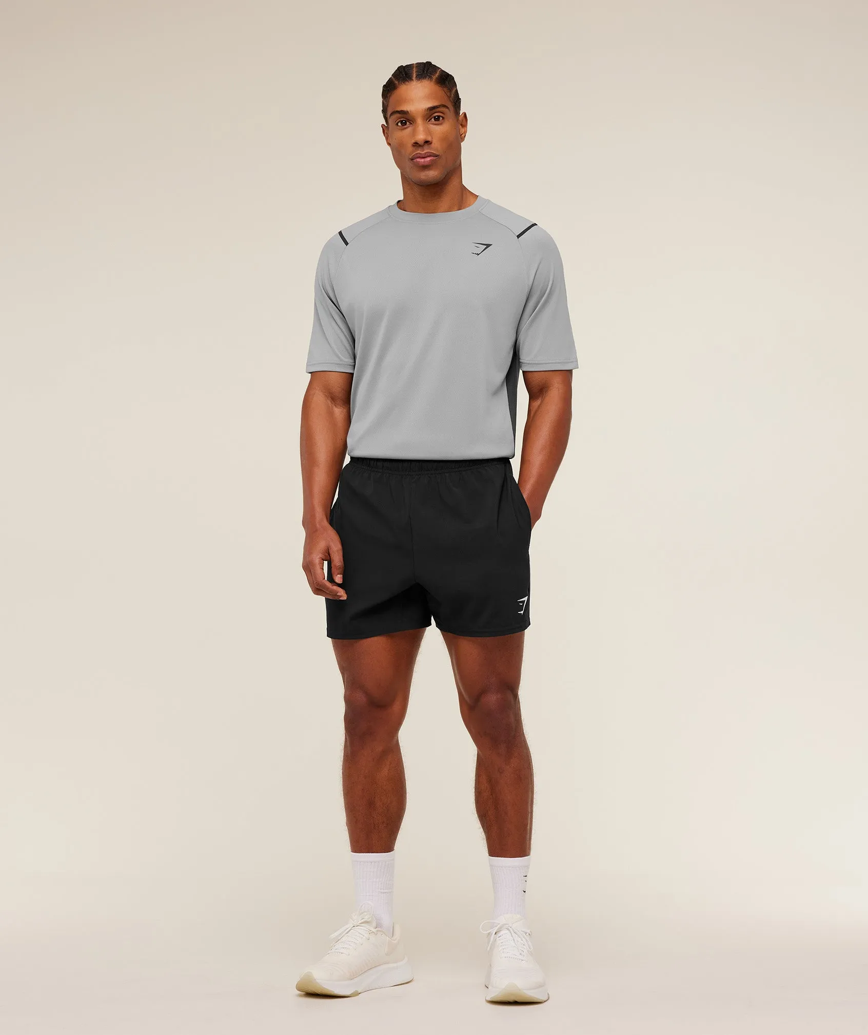 Gymshark Arrival Contrast T-Shirt - Smokey Grey / Onyx Grey sold by Gymshark product image thumbnail 5