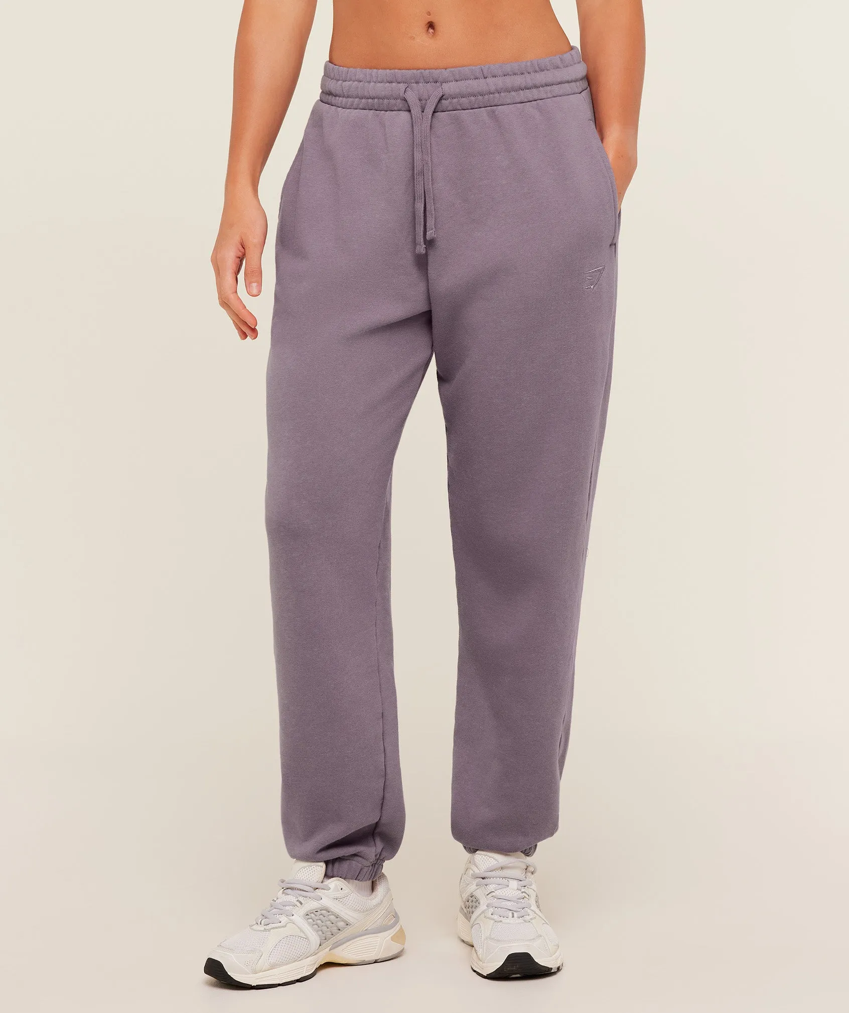 Gymshark Power Washed Cuff Joggers - Dusk Purple/Acid Wash sold by Gymshark