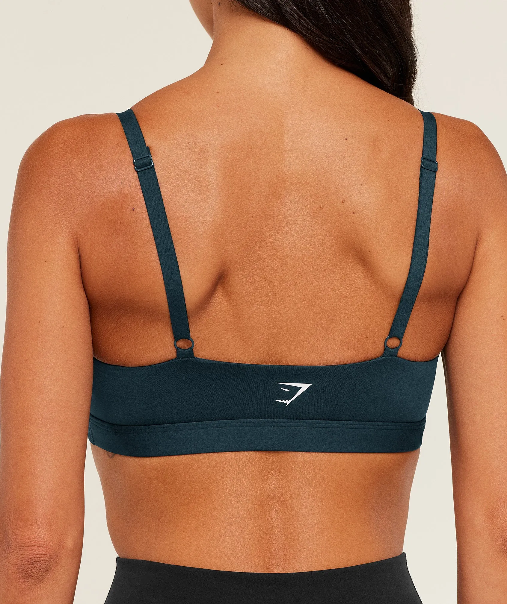 Gymshark Balcony Peekaboo Sports Bra - Deep Petrol Blue sold by Gymshark product image thumbnail 5
