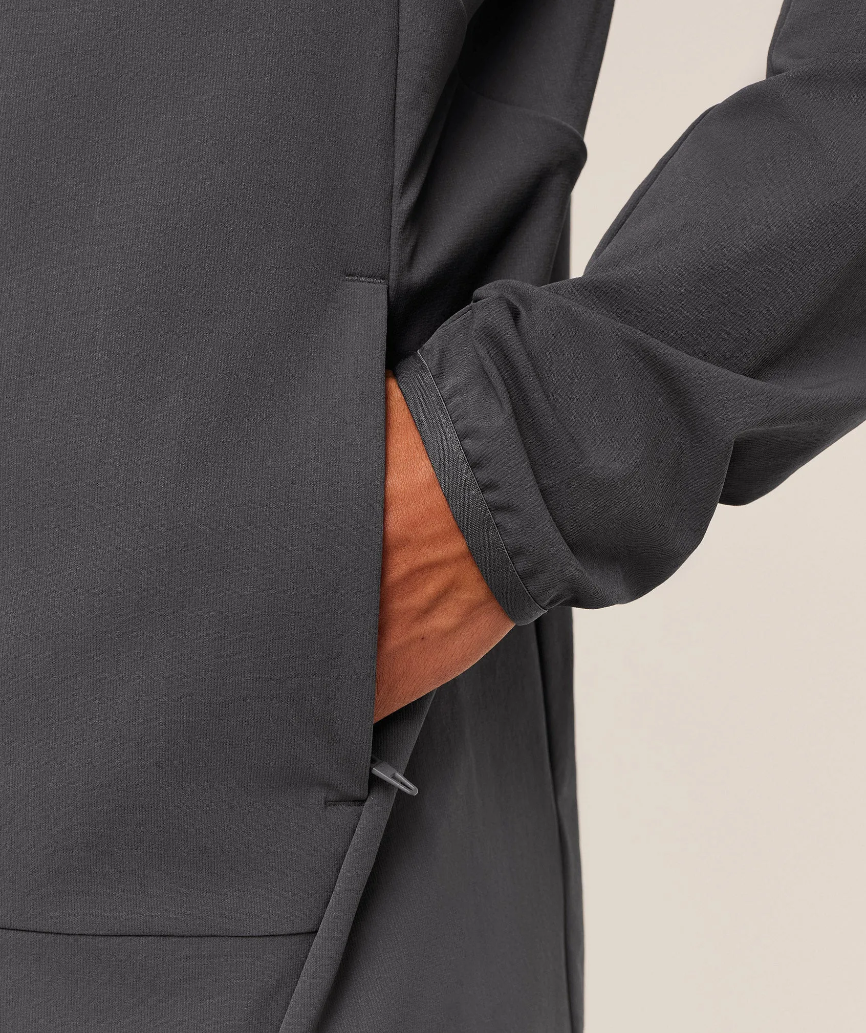 Gymshark Weekend Zip Through Shell Jacket - Onyx Grey sold by Gymshark product image thumbnail 5