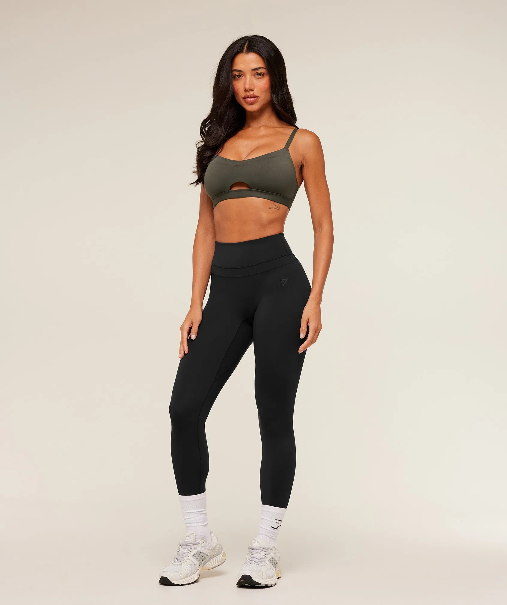 Gymshark Balcony Peekaboo Sports Bra - GS Strength Green sold by Gymshark product image thumbnail 4