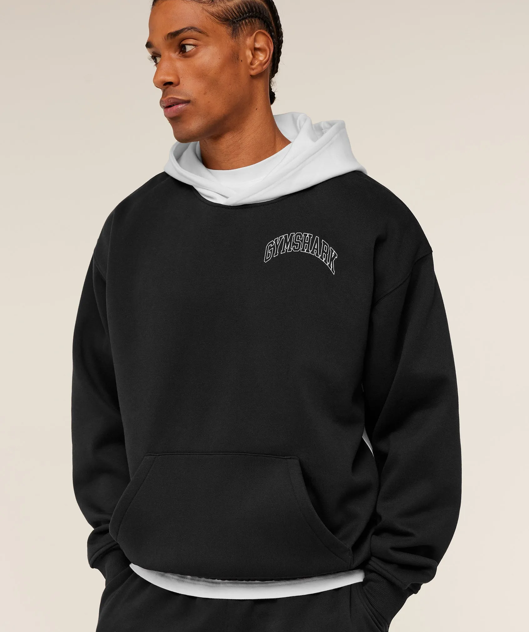 Gymshark Collegiate Tech Hoodie - GS Black sold by Gymshark product image thumbnail 5