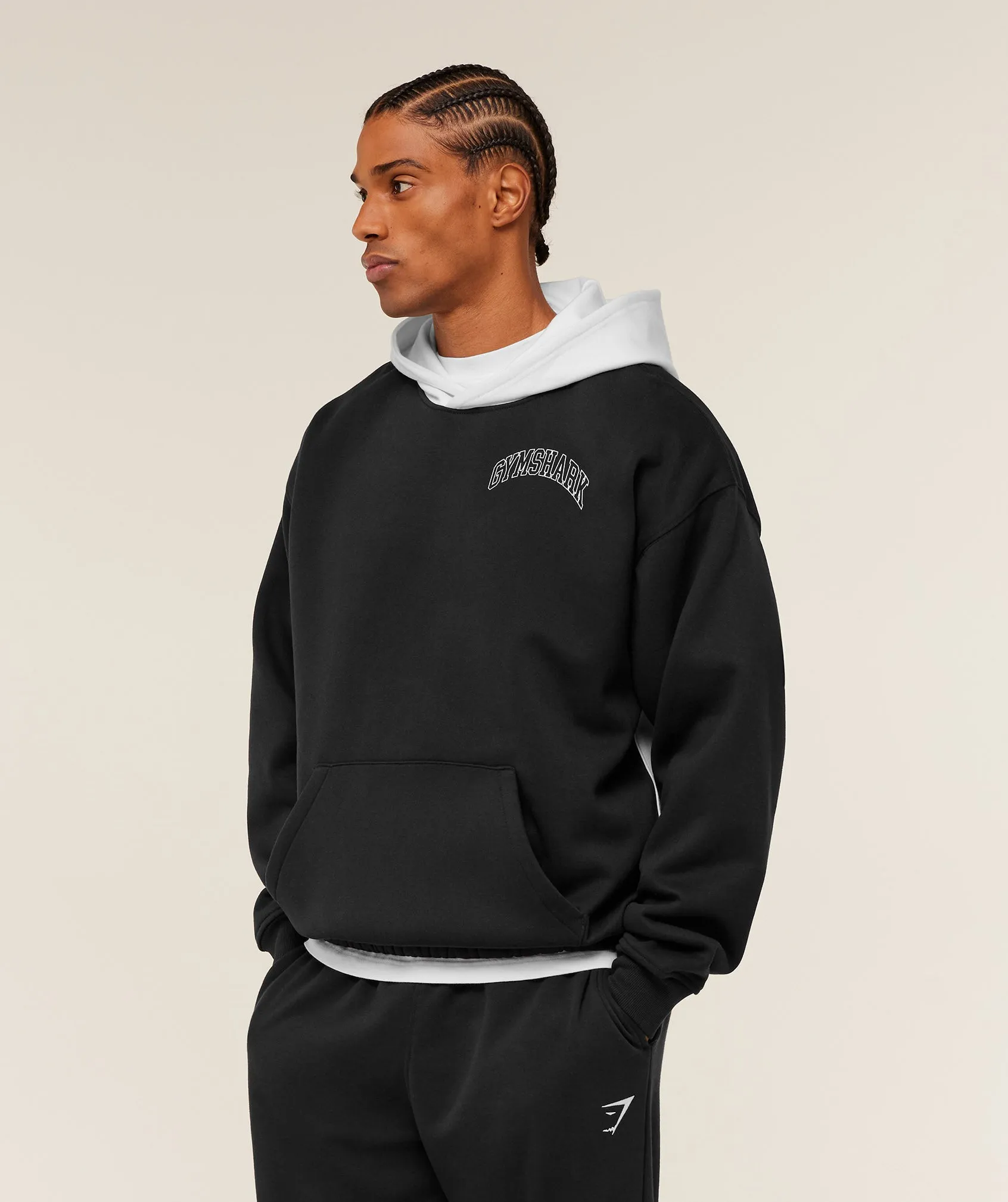 Gymshark Collegiate Tech Hoodie - GS Black sold by Gymshark product image thumbnail 3