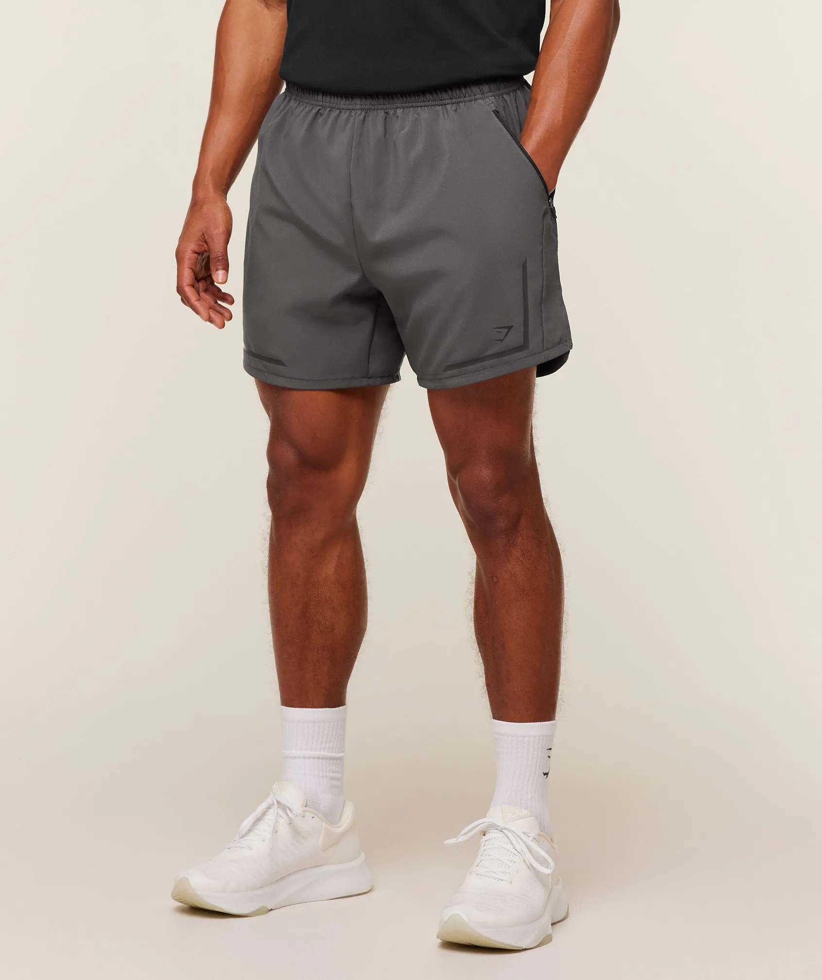 Gymshark Movement Sport 5" Shorts - Grey sold by Gymshark